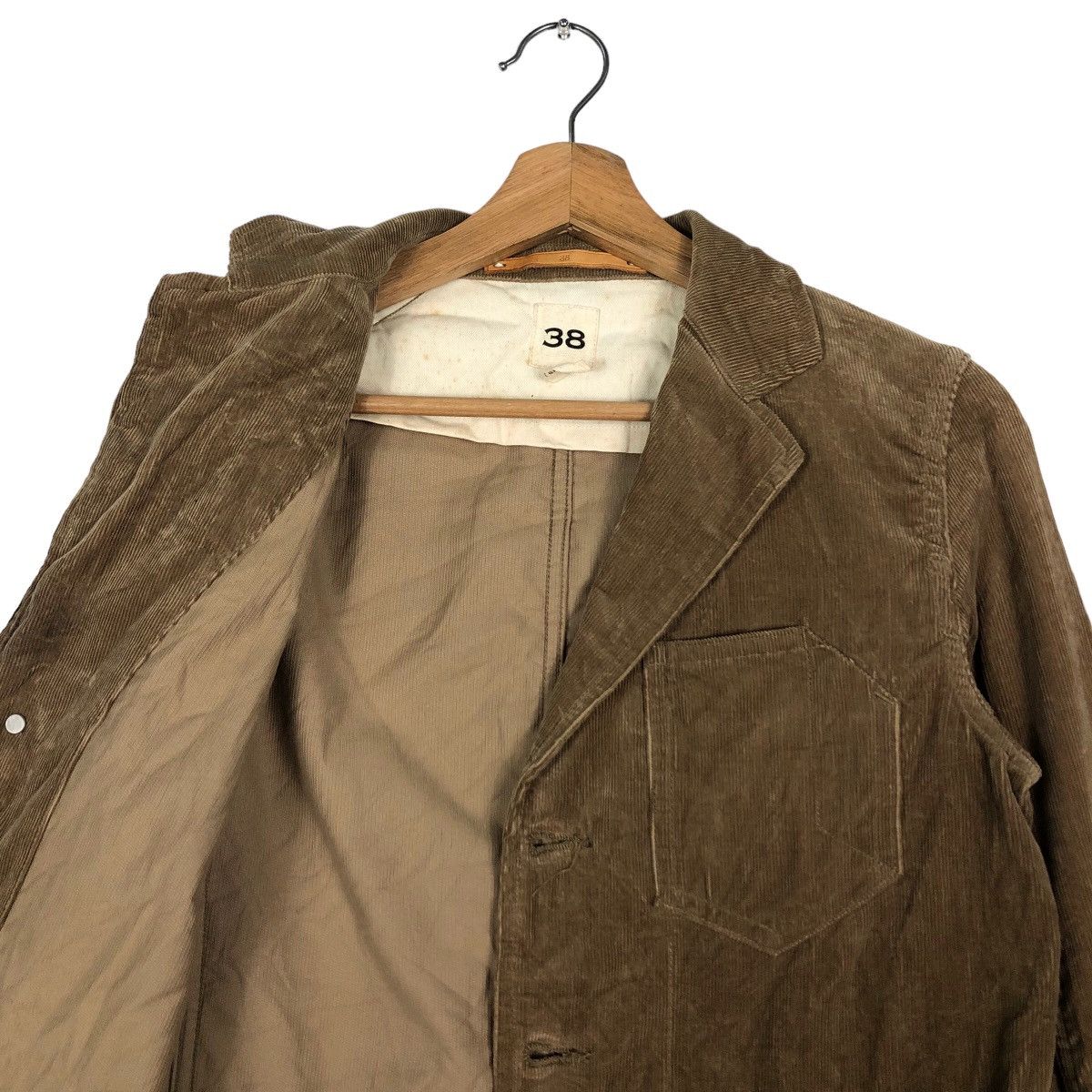 MasterPiece Cropped Biker Jacket Corduroy Scye Basics Masterpiece Japan Size XS / US 0-2 / IT 36-38 - 12 Thumbnail