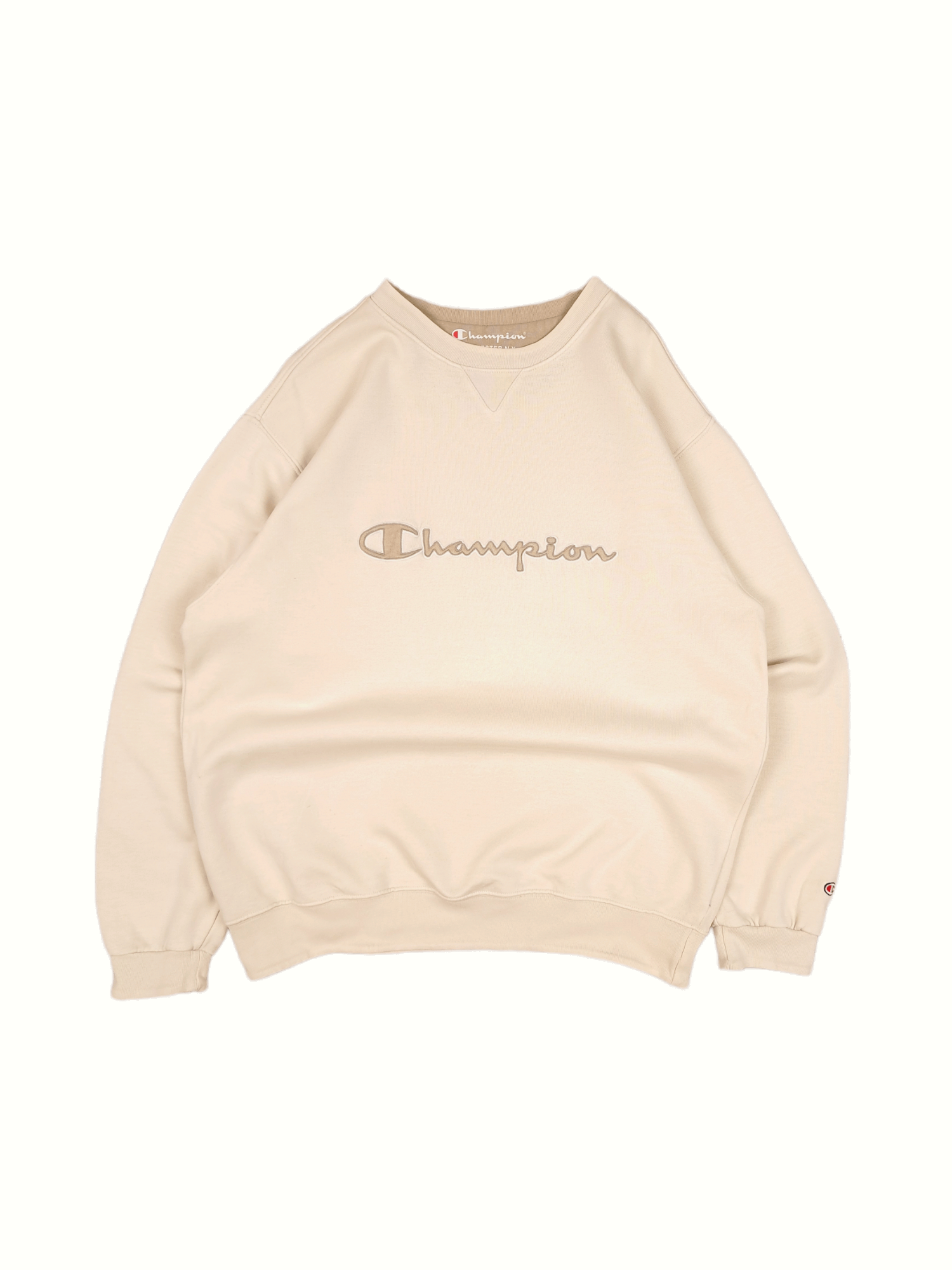Champion × Vintage 💎 Vintage Champion Big Spell out Embroidered Logo Crewneck Size US L / EU 52-54 / 3 - 1 Thumbnail