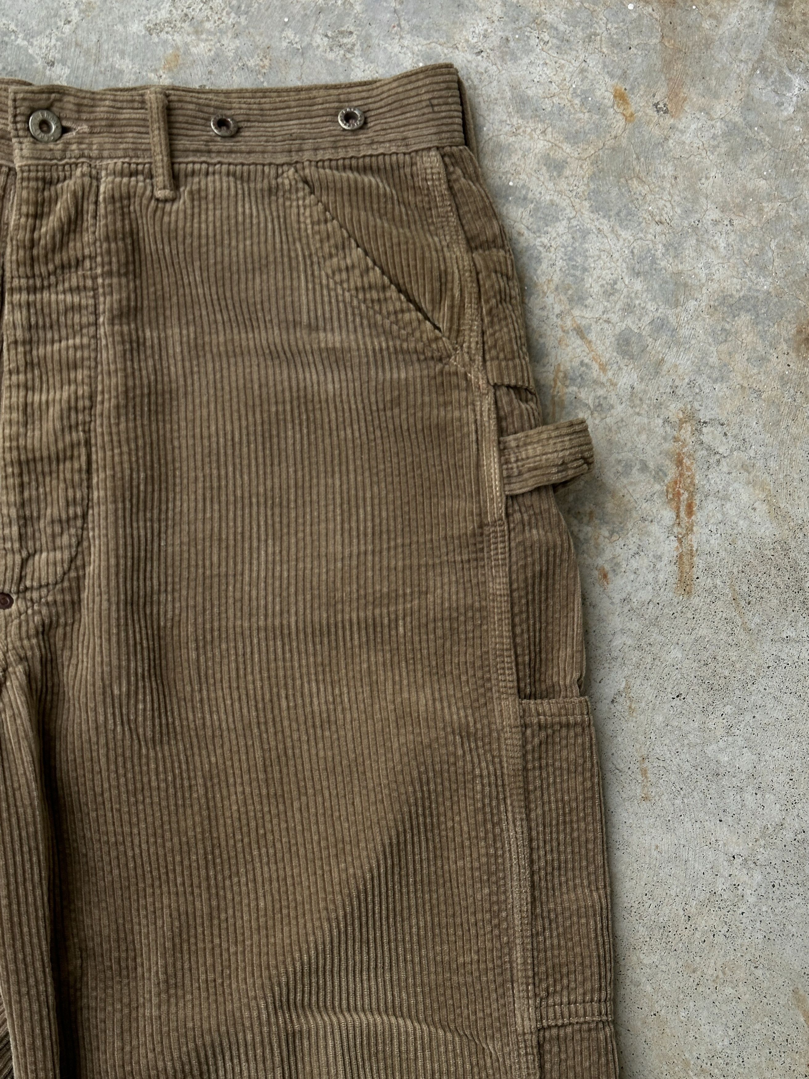 Kapital Kountry Buckleback Lumber Winday Corduroy Cord Carpenter work pant Size US 33 - 4 Thumbnail