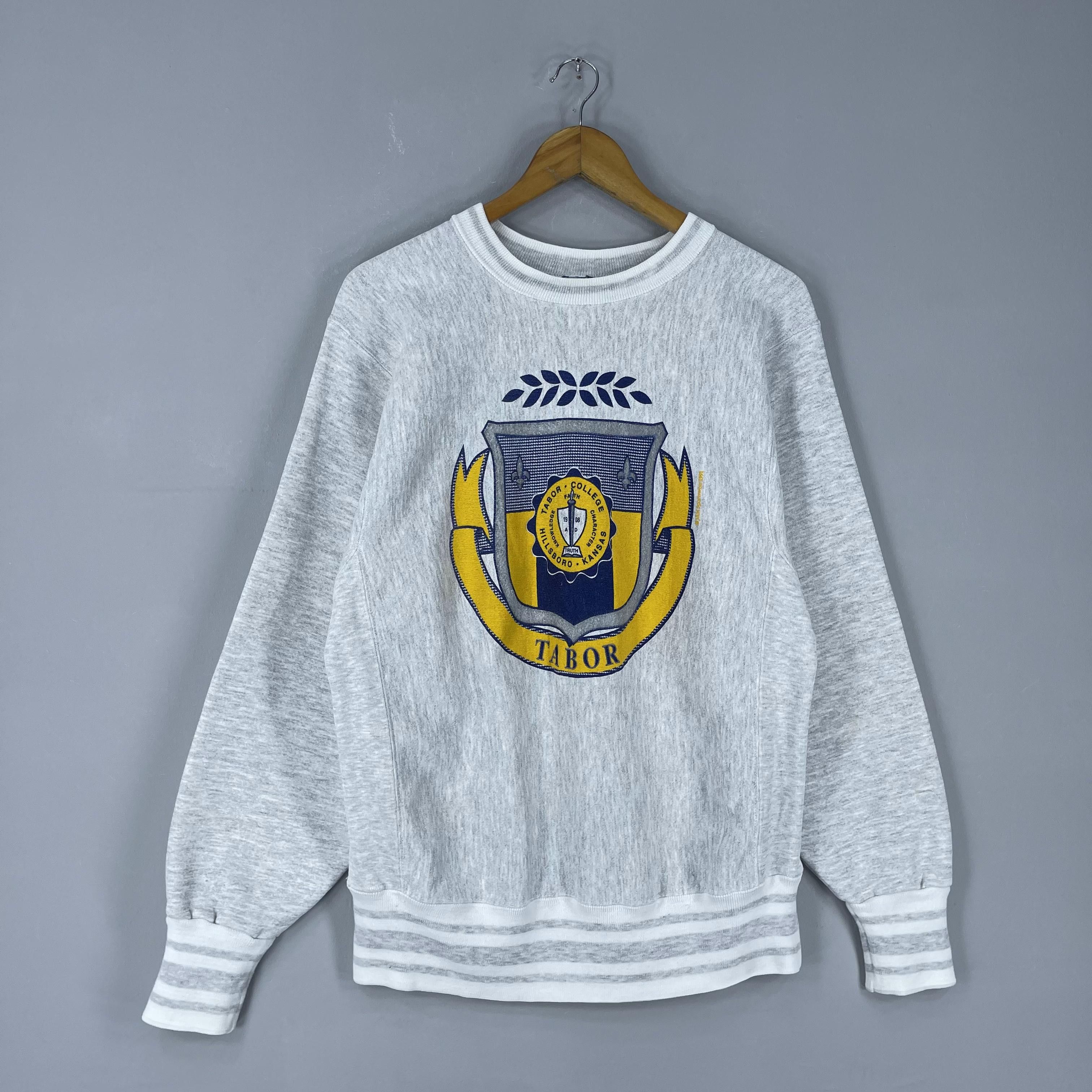 Vintage Vintage TABOR College Hillsboro Kansas Printed Sweatshirt Size US M / EU 48-50 / 2 - 3 Thumbnail