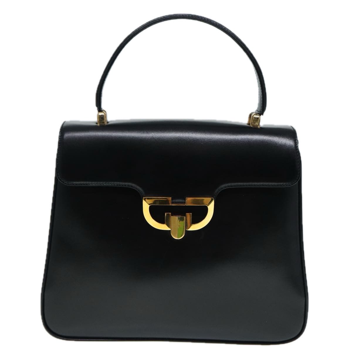 Gucci Black Leather Handbag (Pre-Owned) Size ONE SIZE - 1 Thumbnail