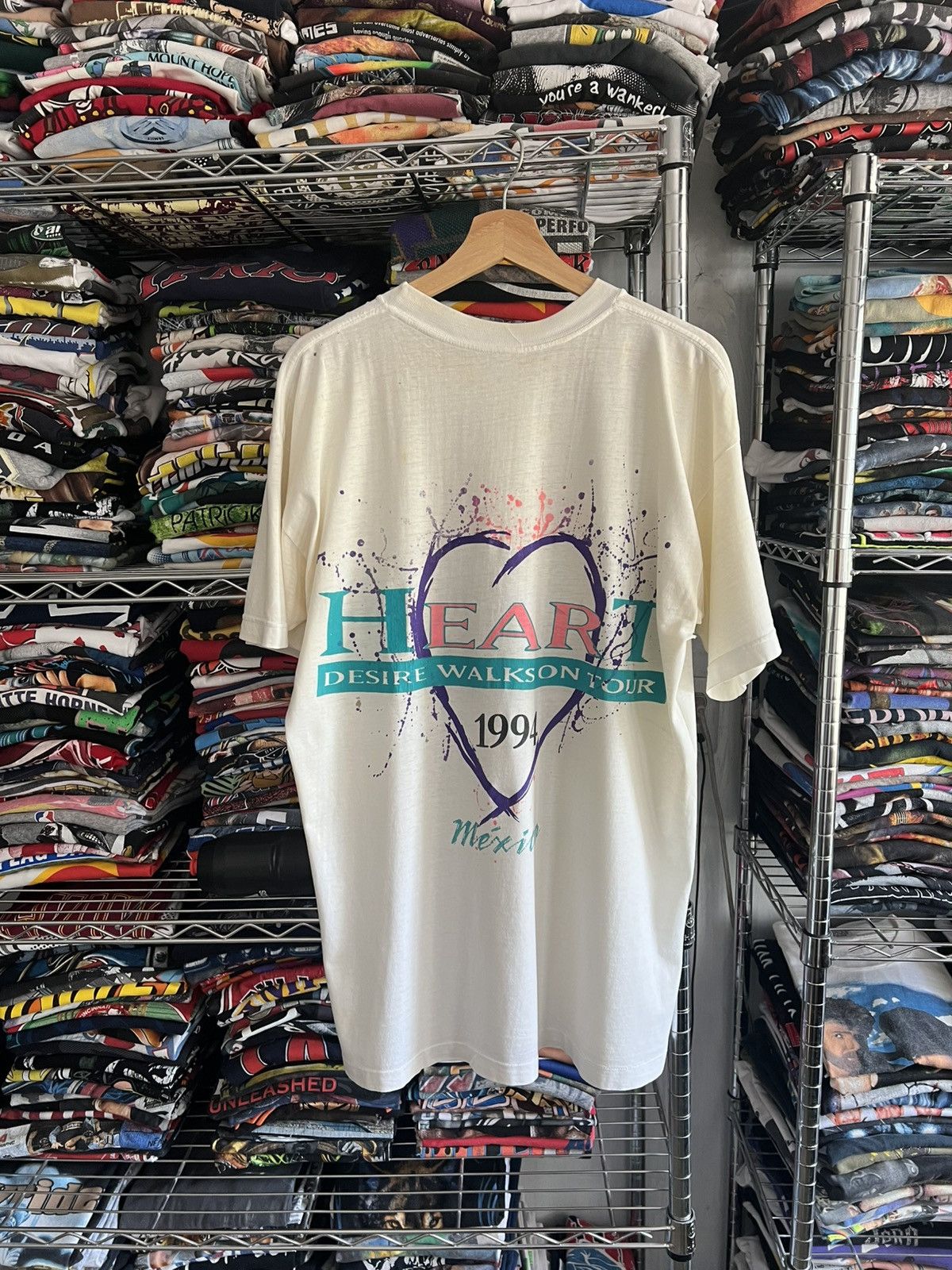 Band Tees 1994 Heart Desire Walks On Tour Single Stitch Tee Size US L / EU 52-54 / 3 - 2 Thumbnail