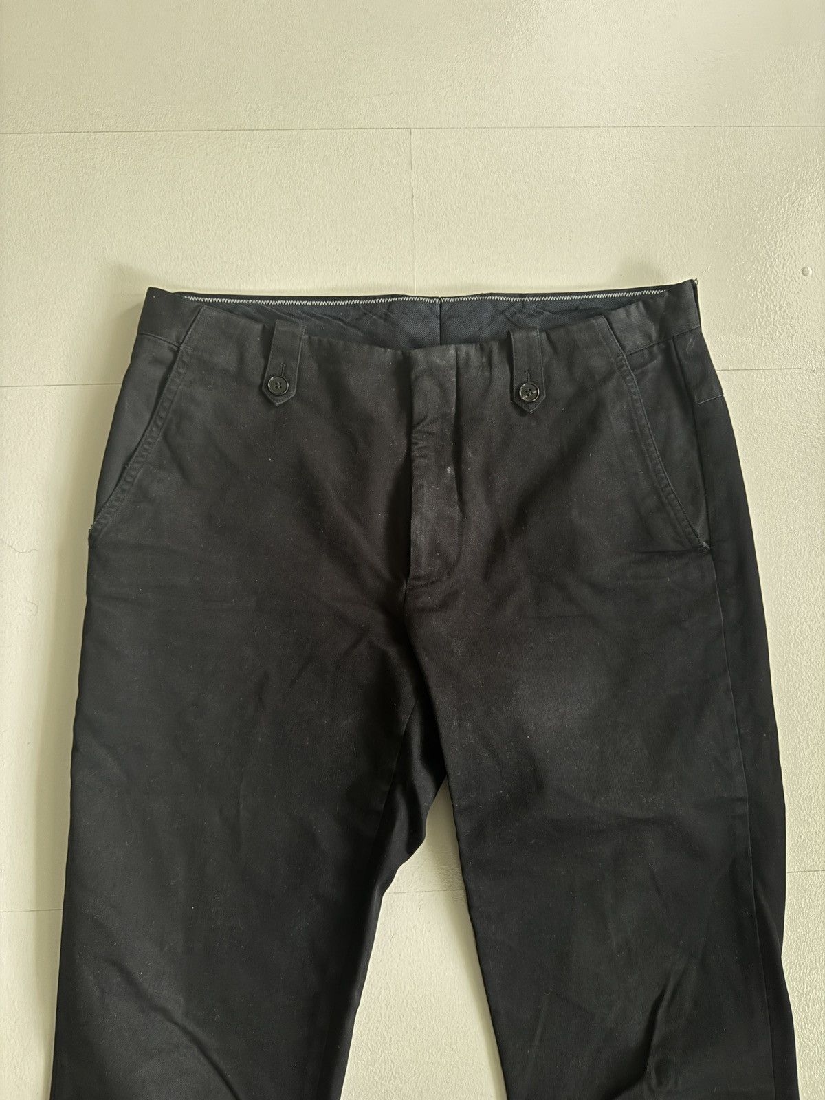 Maison Margiela Maison Margiela Zip Detail Cotton Trousers Size US 31 - 3 Thumbnail