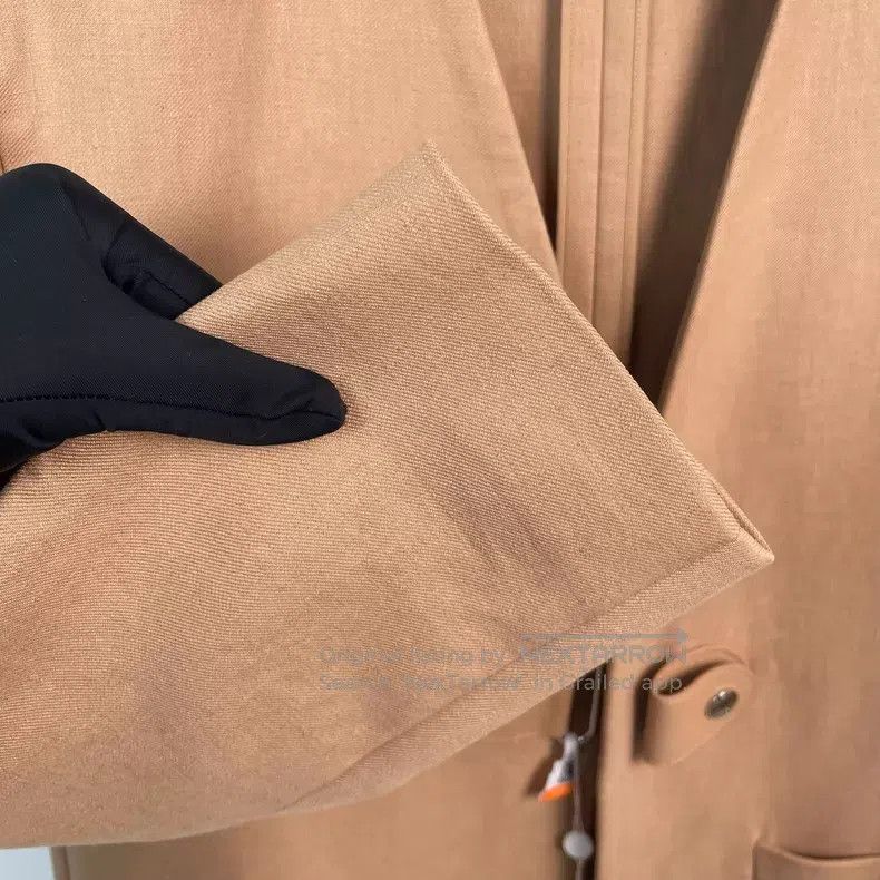 Hermes Hermes Linen Coat - Brown Size XXS / US 00 / IT 34 - 5 Thumbnail