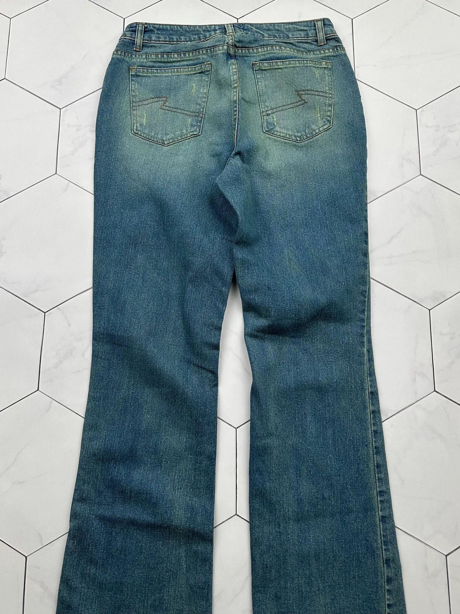 Vintage Vintage Faded Flare Jeans (B520)E2 Size 27" / US 4 / IT 40 - 5 Thumbnail