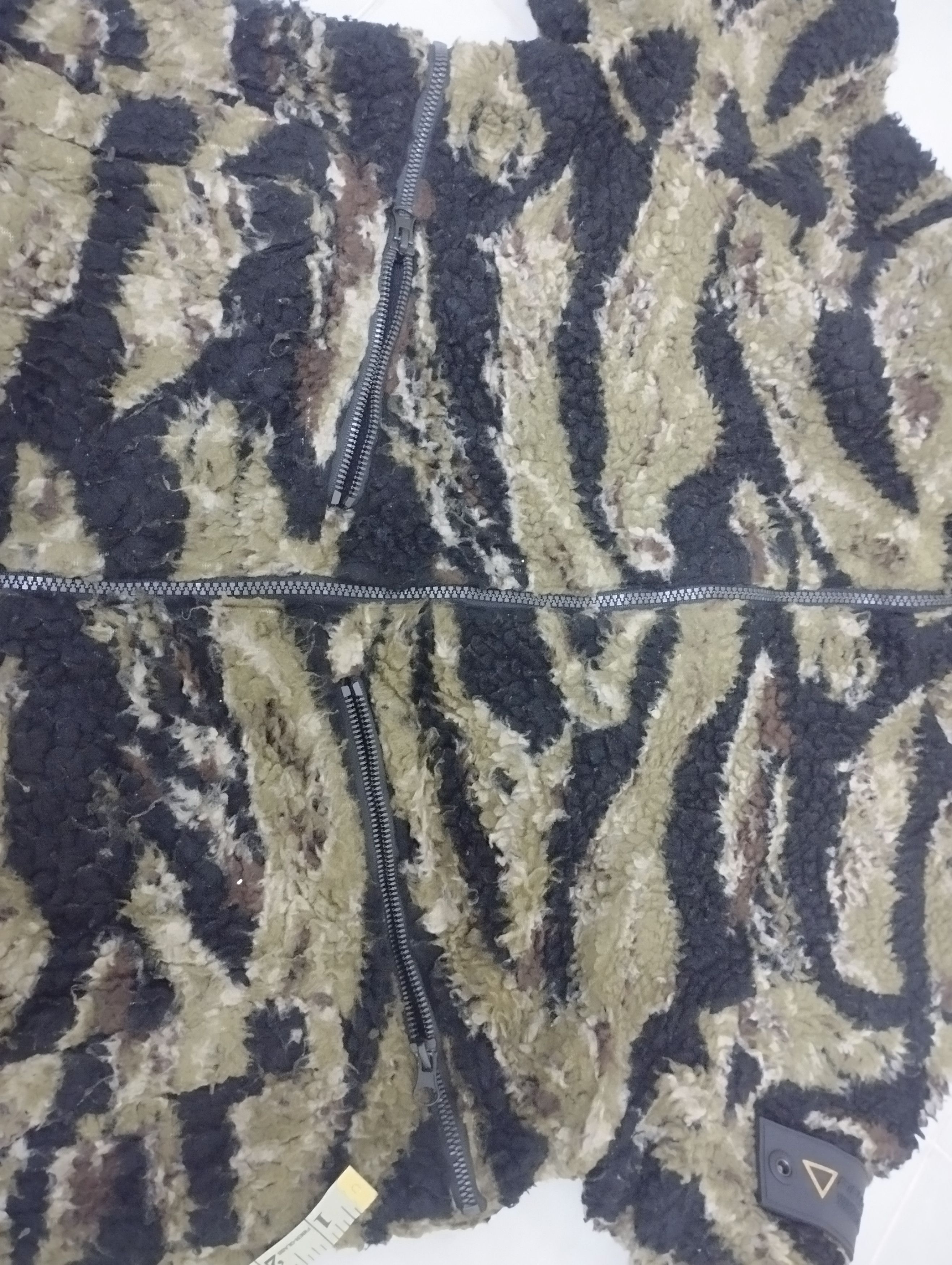 Other Field Core Fleece Army Stripe Reversible Rare pattern Size US L / EU 52-54 / 3 - 10 Thumbnail