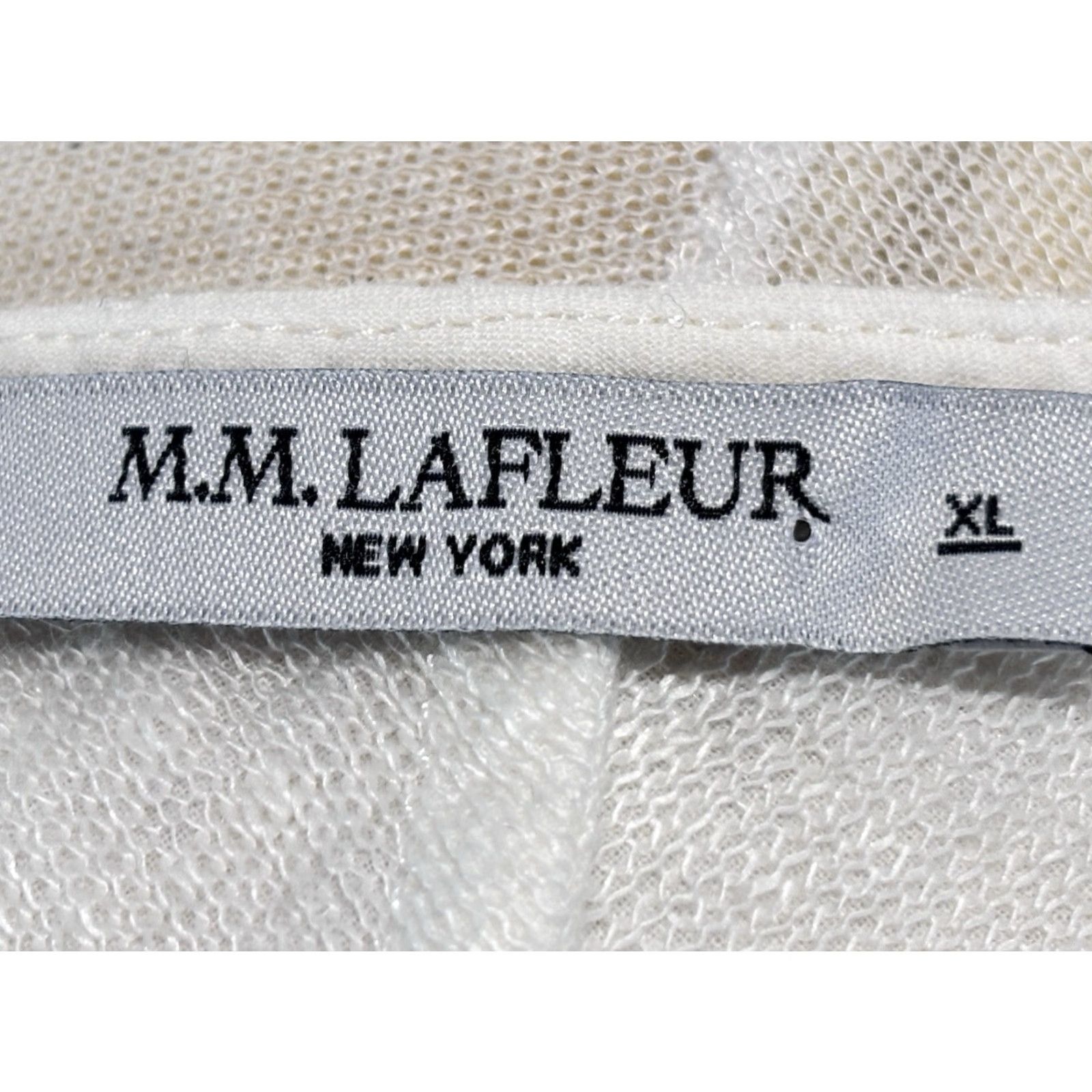 M.M.LaFleur MM.LaFleur Linen Blend Tunic Top Shirt XL White Lagenlook Long Sleeve Womens Size XL / US 12-14 / IT 48-50 - 6 Thumbnail