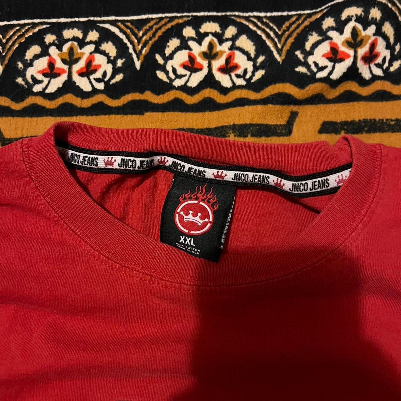JNCO Crazy rare jnco 8ball shirt dragon stussy y2k tshirt red Size US XL / EU 56 / 4 - 4 Thumbnail