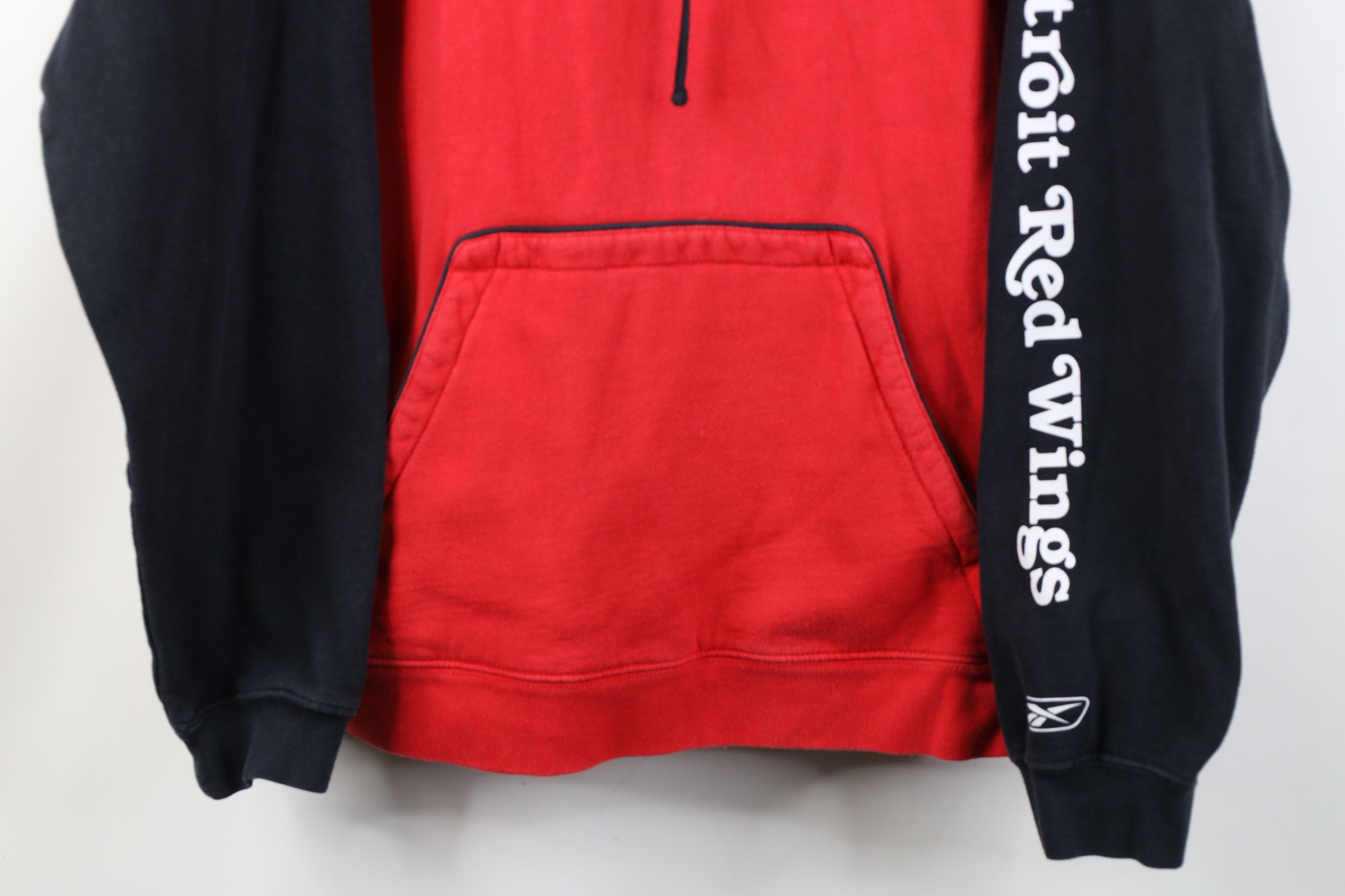Reebok Vintage Reebok Spell Out Detroit Red Wings Hockey Hoodie Red Size US M / EU 48-50 / 2 - 3 Thumbnail