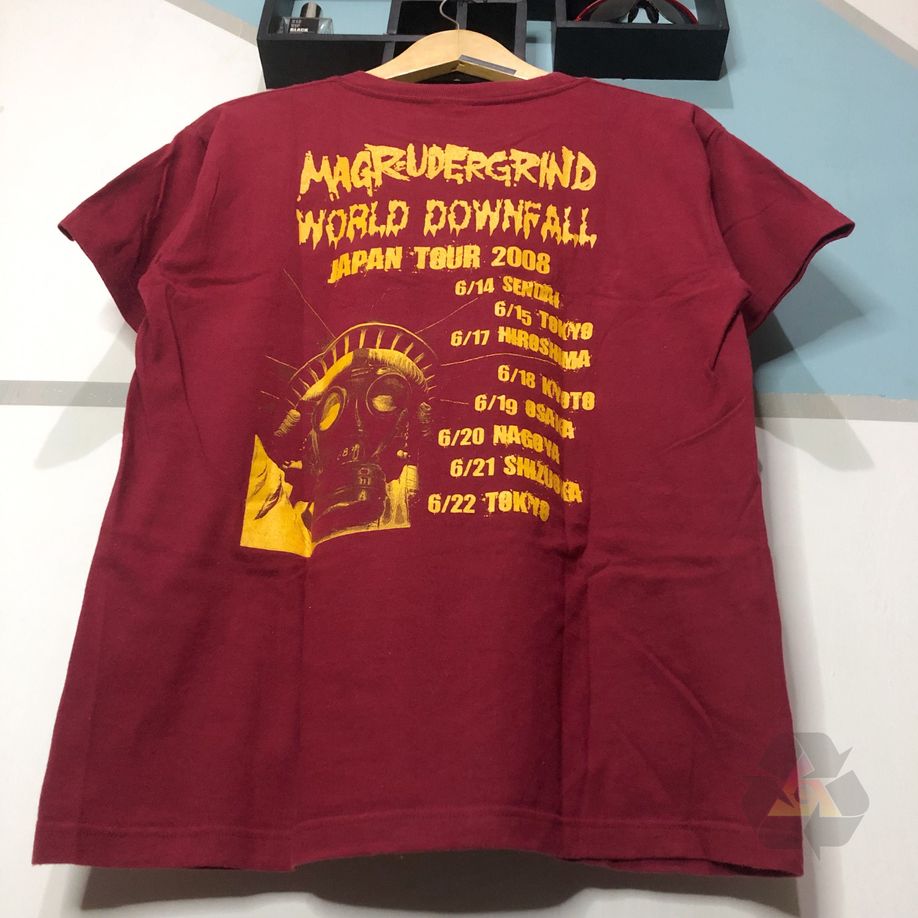 Band Tees Magrudergrind World Downfall Japan Tour 2008 T-Shirt Size US M / EU 48-50 / 2 - 11 Thumbnail
