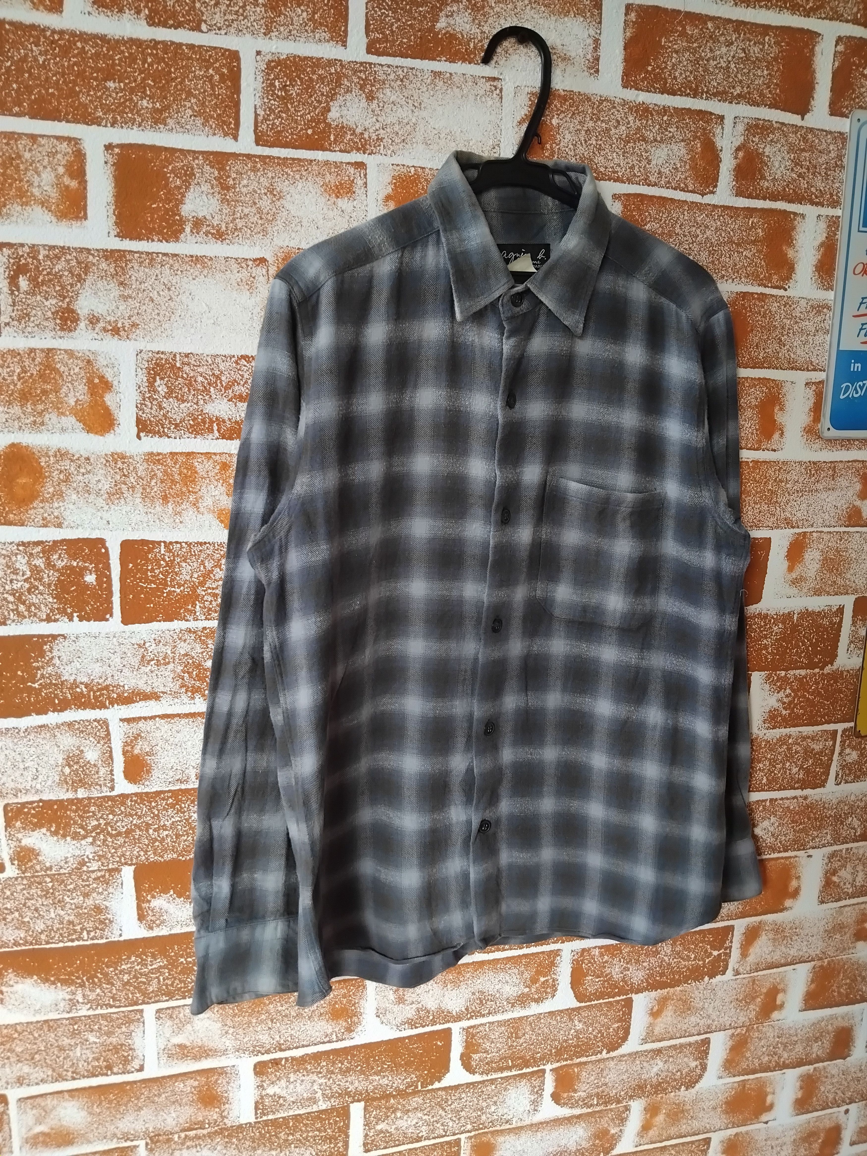 agnes b. 💥Agnes B checkered purple flannel shirt Size US M / EU 48-50 / 2 - 7 Thumbnail