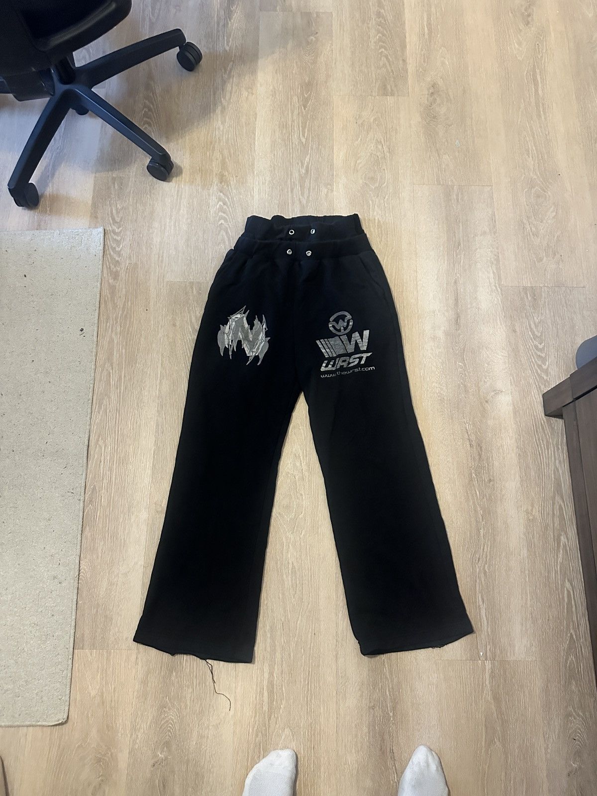 Other Nightclub x WRST Double Waisted Flared Sweatpants Size US 34 / EU 50 - 1 Thumbnail