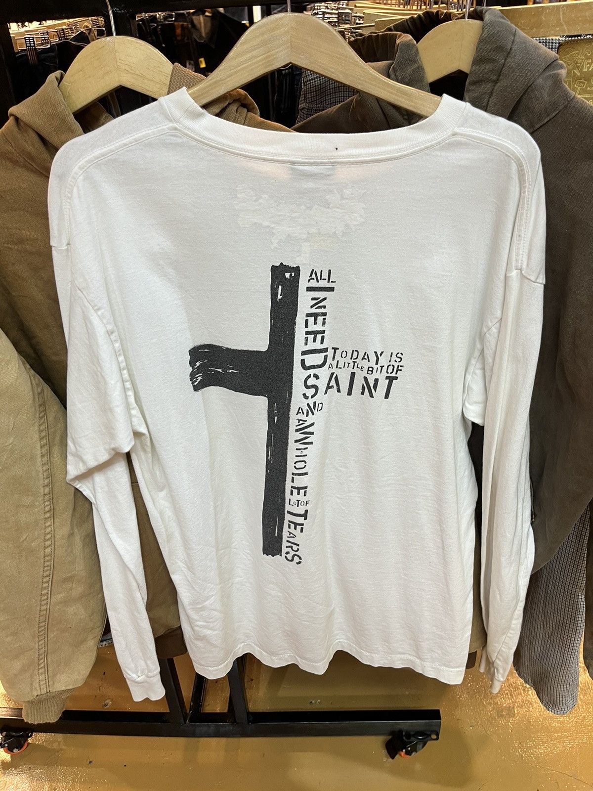 Saint Michael VINTAGE SAINT MICHAEL LONG SLEEVE TEE Size US L / EU 52-54 / 3 - 2 Thumbnail