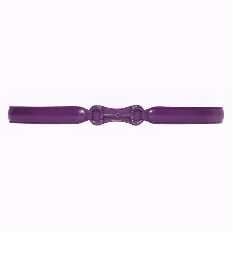 NWT Gucci Azalea horsebit leather thin belt - size 85-34