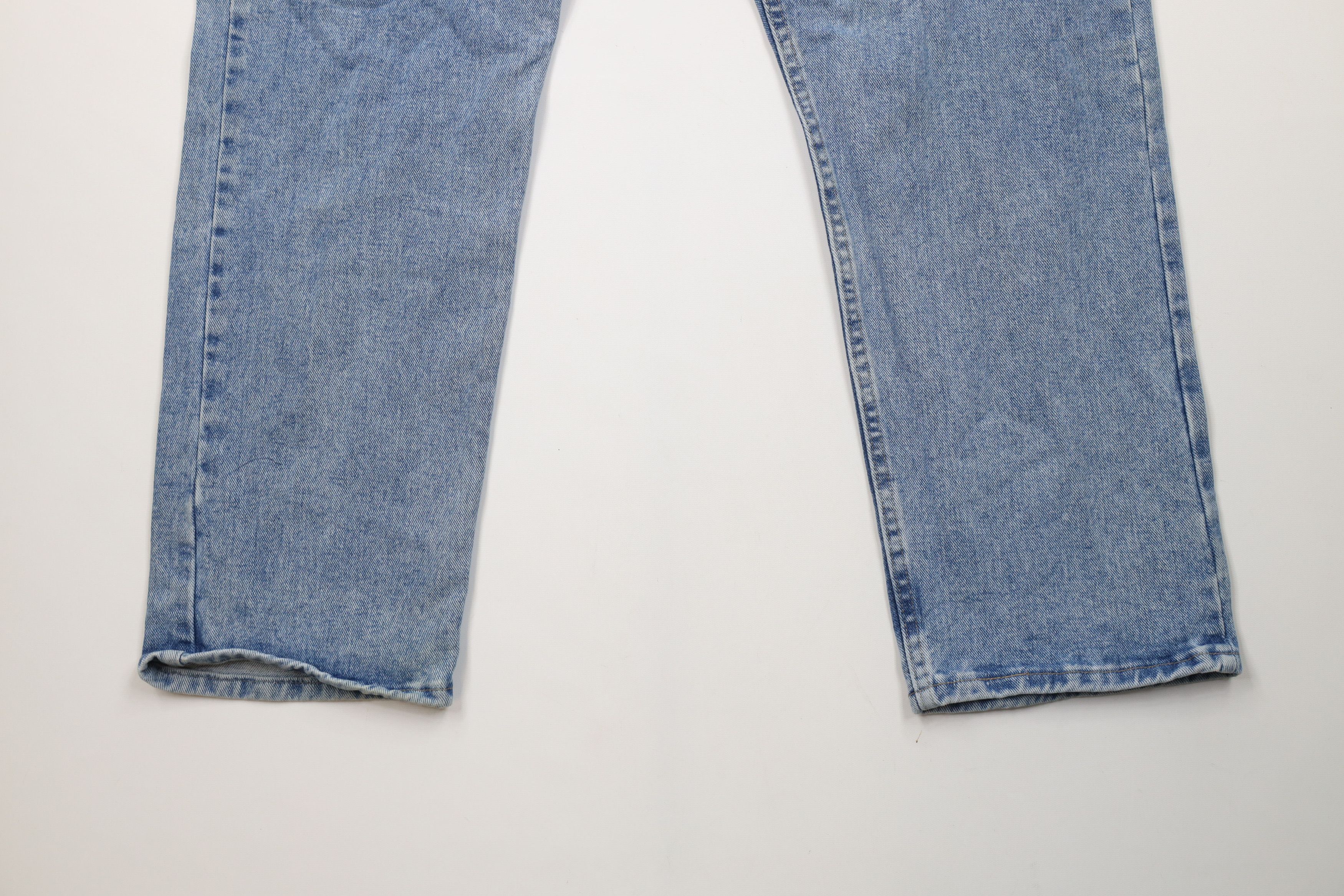 Vintage × Wrangler Vintage Wrangler Regular Wide Leg Denim Jeans Blue Cotton Size US 42 / EU 58 - 4 Thumbnail