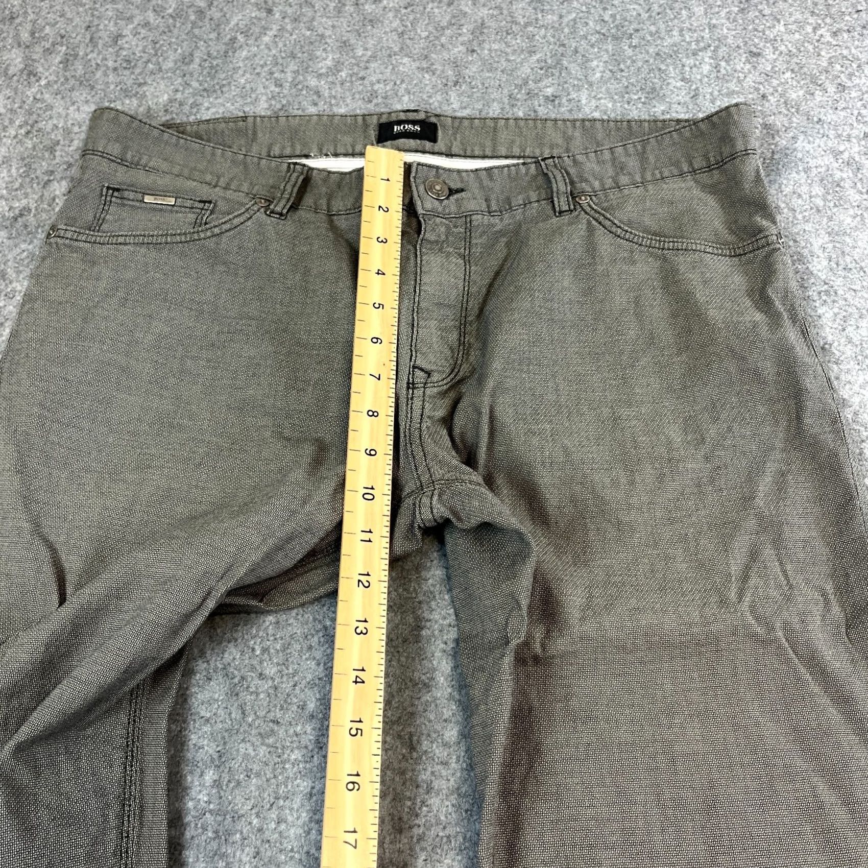 Hugo Boss Hugo Boss Mens Chino Trousers 38 32 Grey Stretch Regular Tapered 5-Pocket Style Maine Mens Size US 38 / EU 54 - 5 Thumbnail