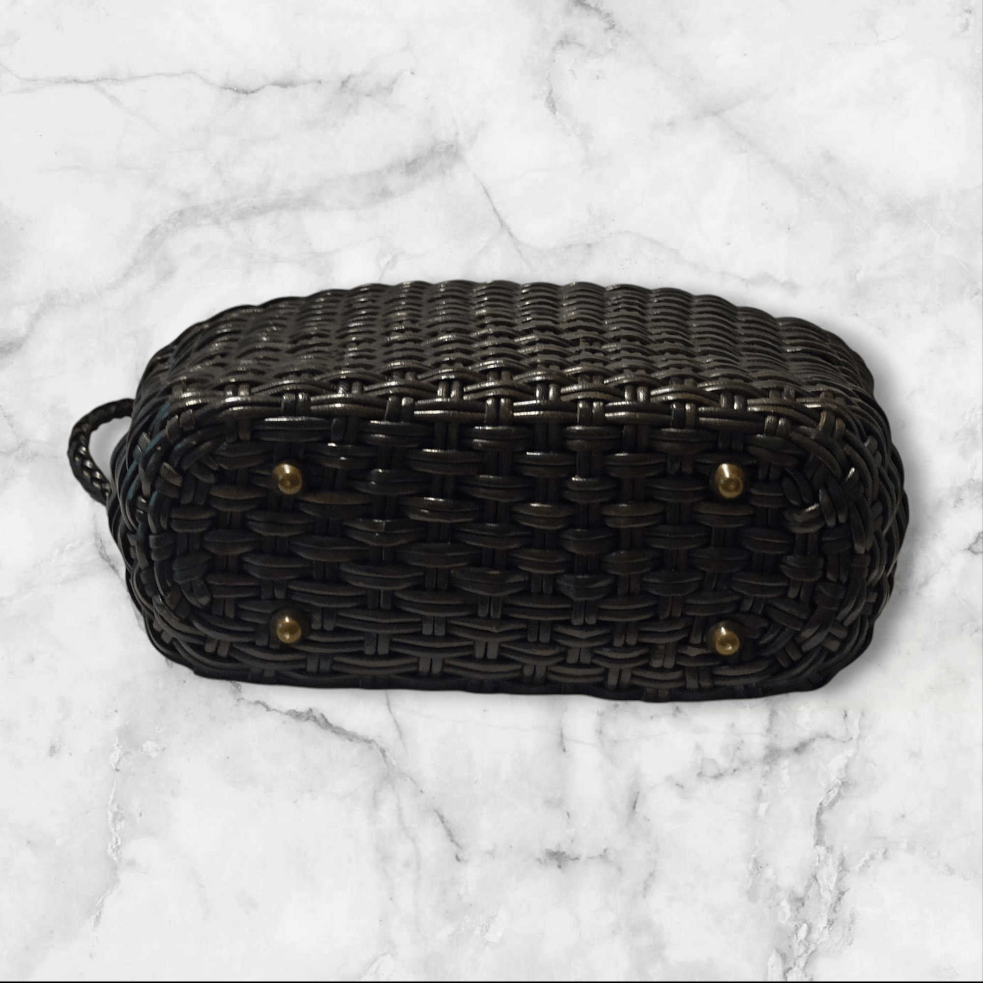 Jaeger Jaeger Woven Leather Shoulder Tote | Made in Italy Size ONE SIZE - 9 Thumbnail