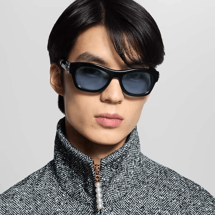 Louis Vuitton LV Frog Round Square Sunglasses Size ONE SIZE - 4 Thumbnail
