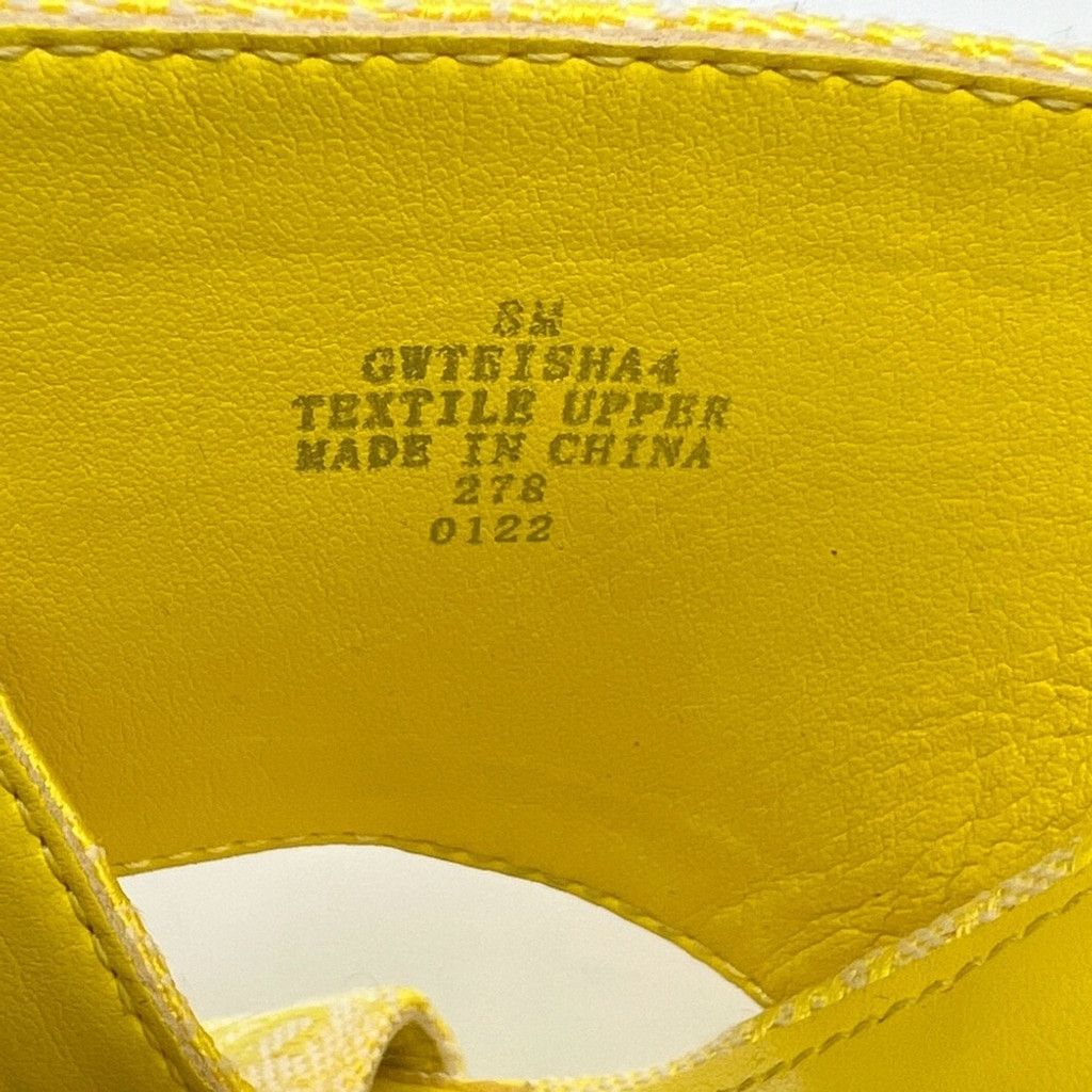 Guess Guess Teisha Womens 8 Platform Wedge Logo Wrap Sandal Yellow Size US 8 / IT 38 - 9 Thumbnail