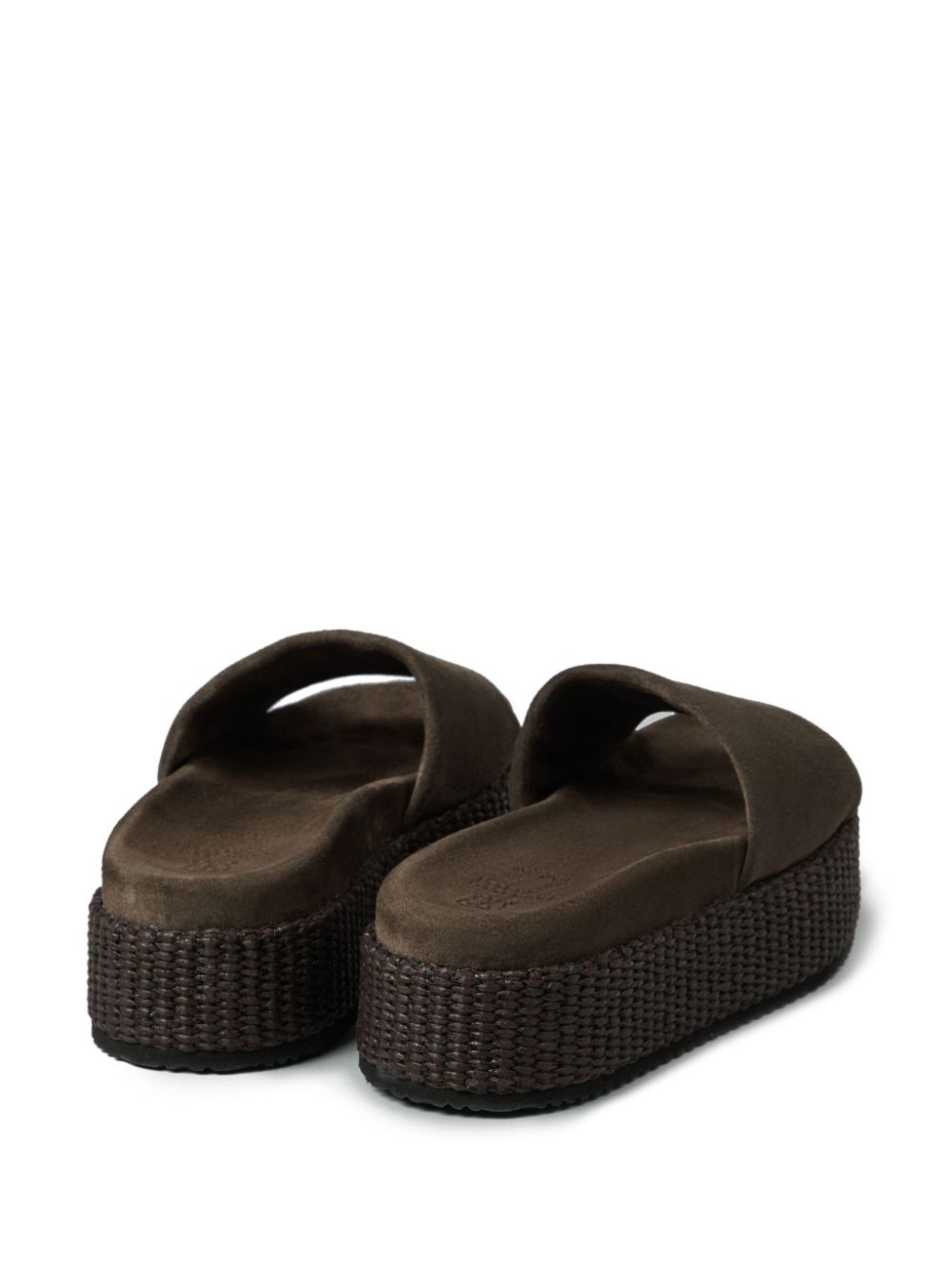 Brunello Cucinelli o1w1db10825 Slippers in Medium Brown Size US 7 / IT 37 - 4 Thumbnail