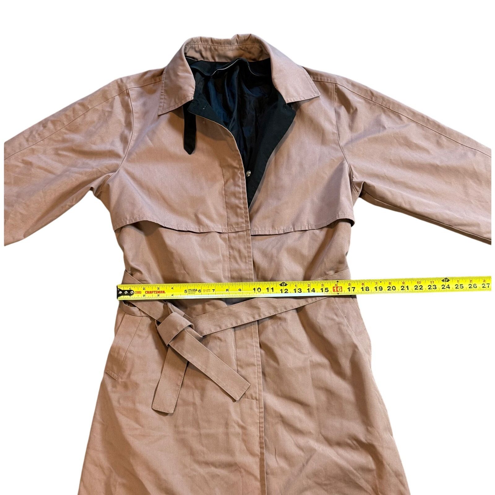 London Fog Vintage 70s London Fog Manicoat Trench Coat Size L / US 10 / IT 46 - 5 Thumbnail