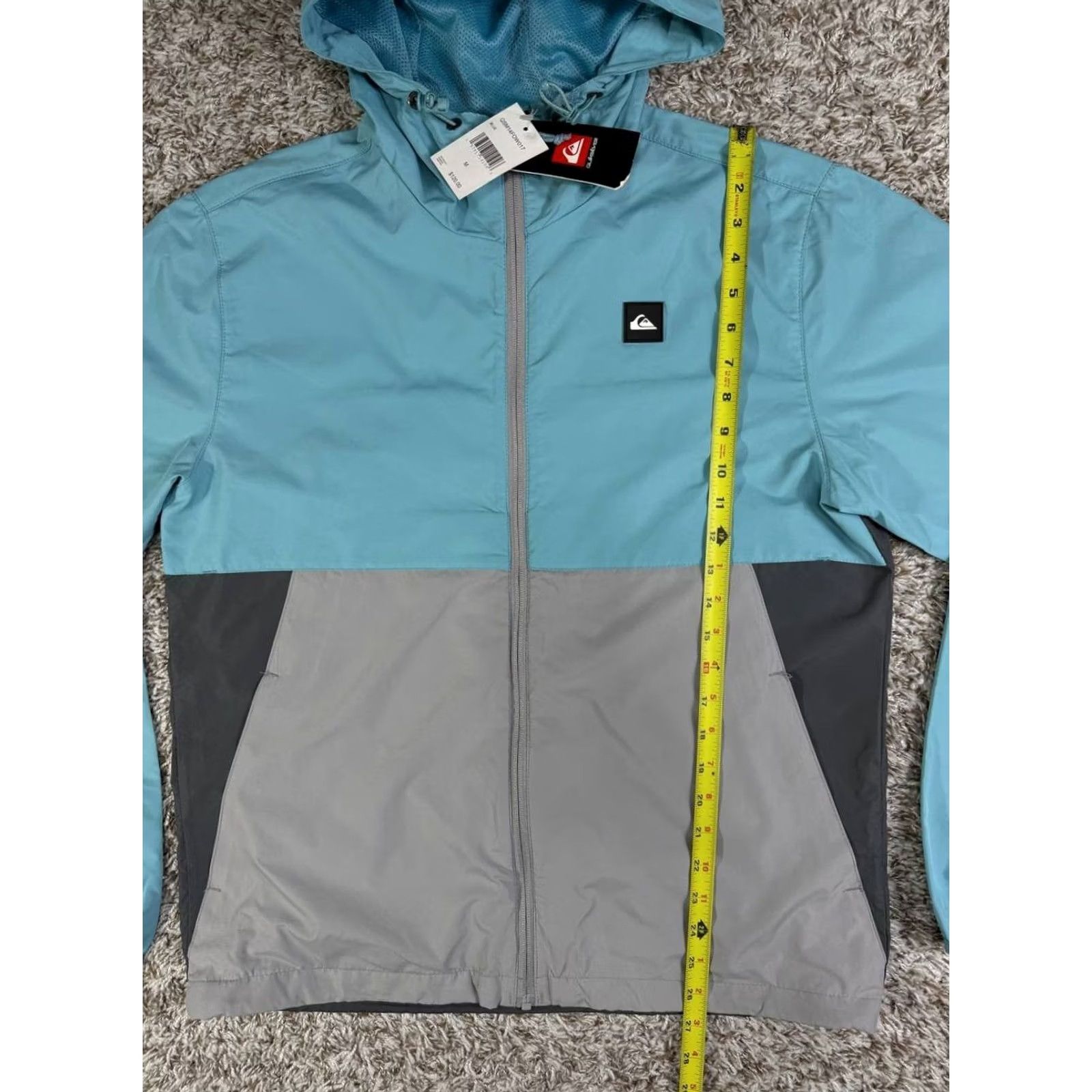 Quiksilver Quiksilver Packable Windbreaker Jacket Blue Full Zip Men's Medium Size US M / EU 48-50 / 2 - 5 Thumbnail