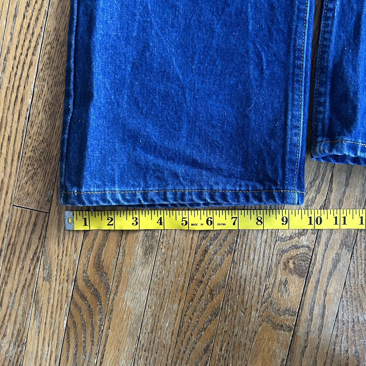 Levi's Vintage Clothing 1970s ORANGE TAB MADE IN USA 517 BOOTCUT JEANS Size US 38 / EU 54 - 8 Thumbnail