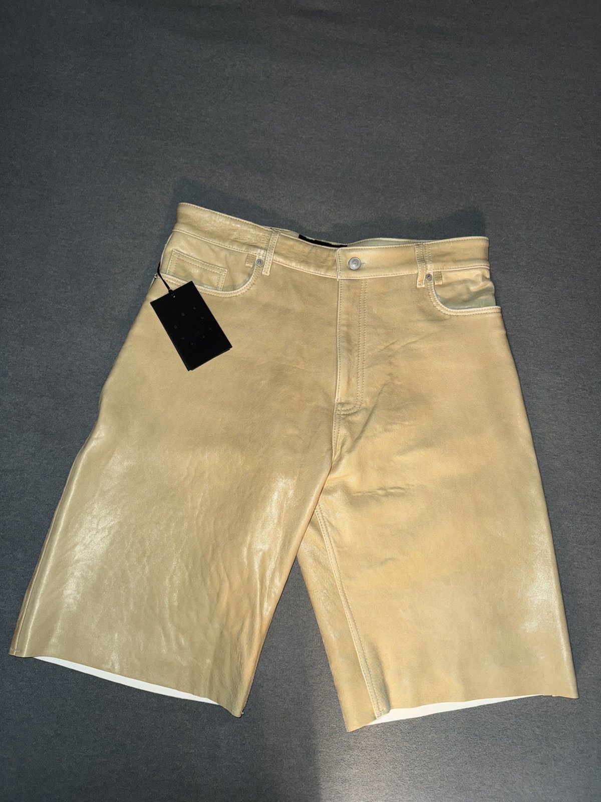Other EZR AW25 Leather Shorts Cognag Size US 33 - 1 Thumbnail