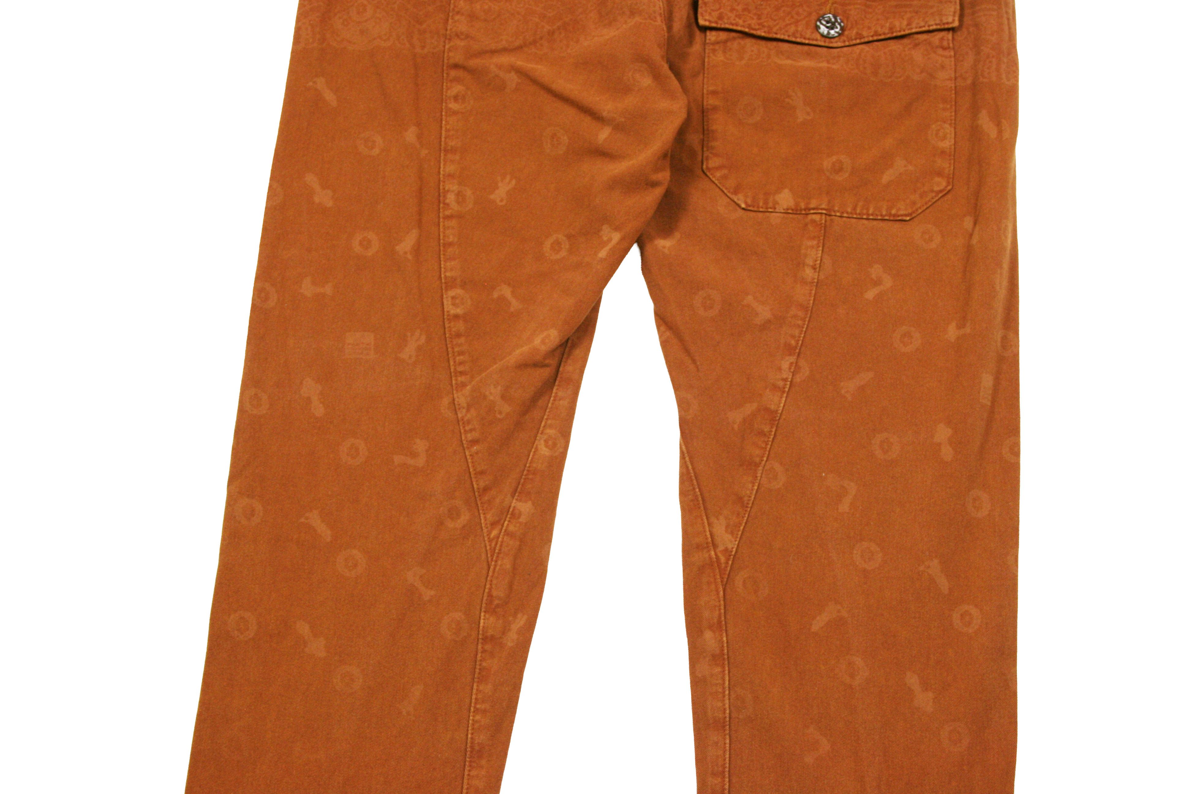 Marithe + Francois Girbaud 00S Bandana Printed Cargo Pocket Y2K Pants Vintage Size US 32 / EU 48 - 6 Thumbnail