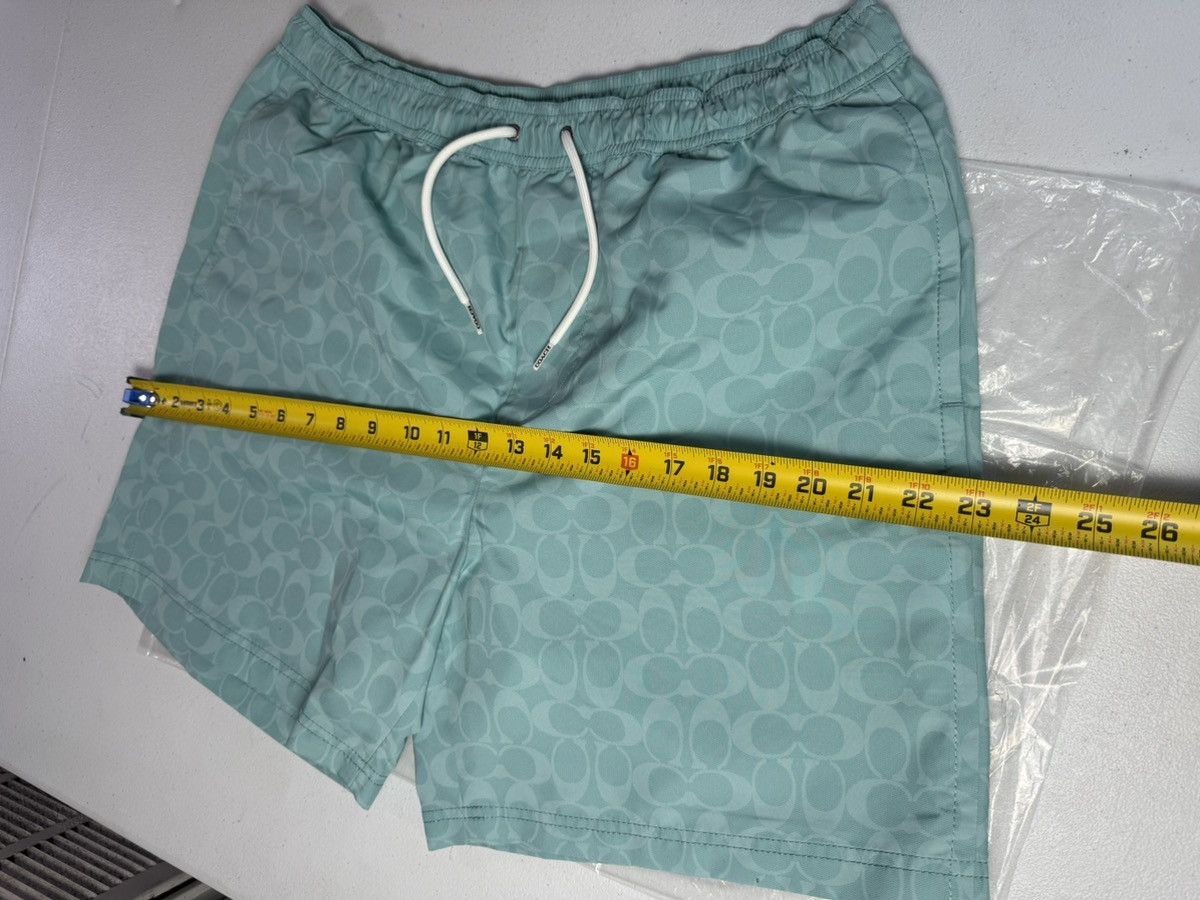 Coach New $228 Coach Signature Swim Trunks Men's Sz L Green Size US 32 / EU 48 - 9 Thumbnail