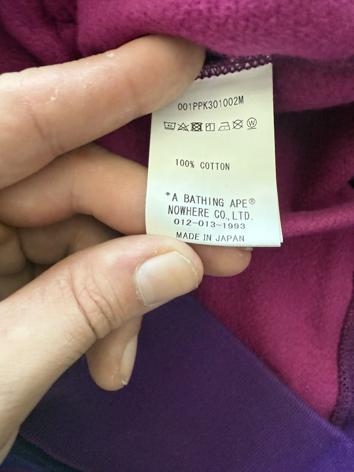 Bape Bape Purple Camo Shark Pull Over Size US S / EU 44-46 / 1 - 13 Thumbnail