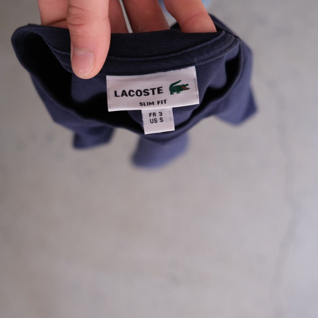 Lacoste Lacoste Slim Fit Navy Blue T-Shirt - Size US S Size US S / EU 44-46 / 1 - 2 Thumbnail