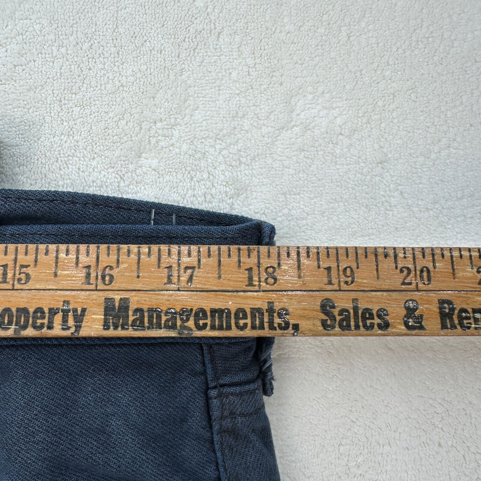 Levi's LEVI'S 501 VINTAGE STYLE MEN'S 36X32 DARK WASH STRAIGHT LEG Size US 36 / EU 52 - 4 Thumbnail