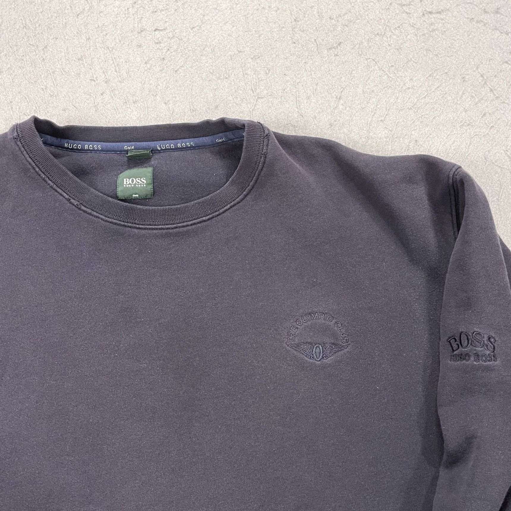 Hugo Boss VINTAGE Hugo Boss Sweatshirt Mens XL Navy Blue Crewneck 90s Golf Size US XL / EU 56 / 4 - 2 Thumbnail