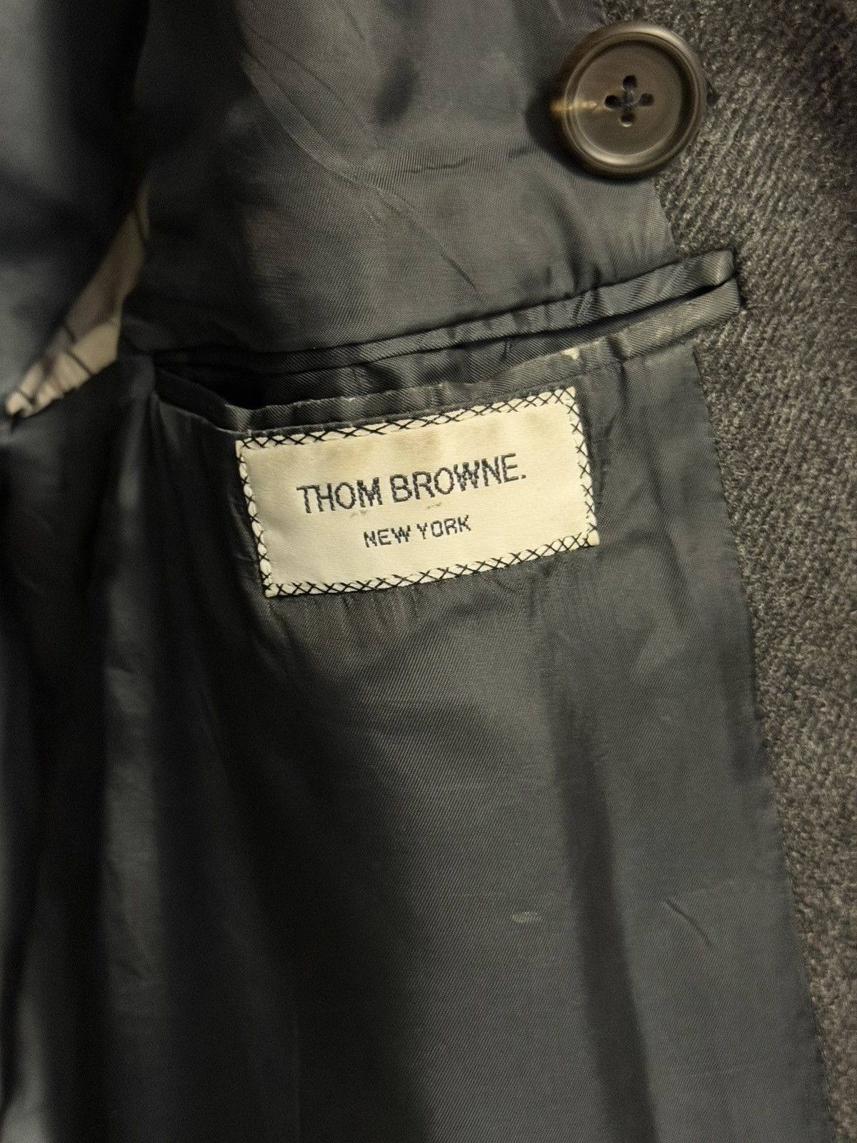 Thom Browne AW04 For Colette Astrakhan Coat Size US S / EU 44-46 / 1 - 6 Thumbnail