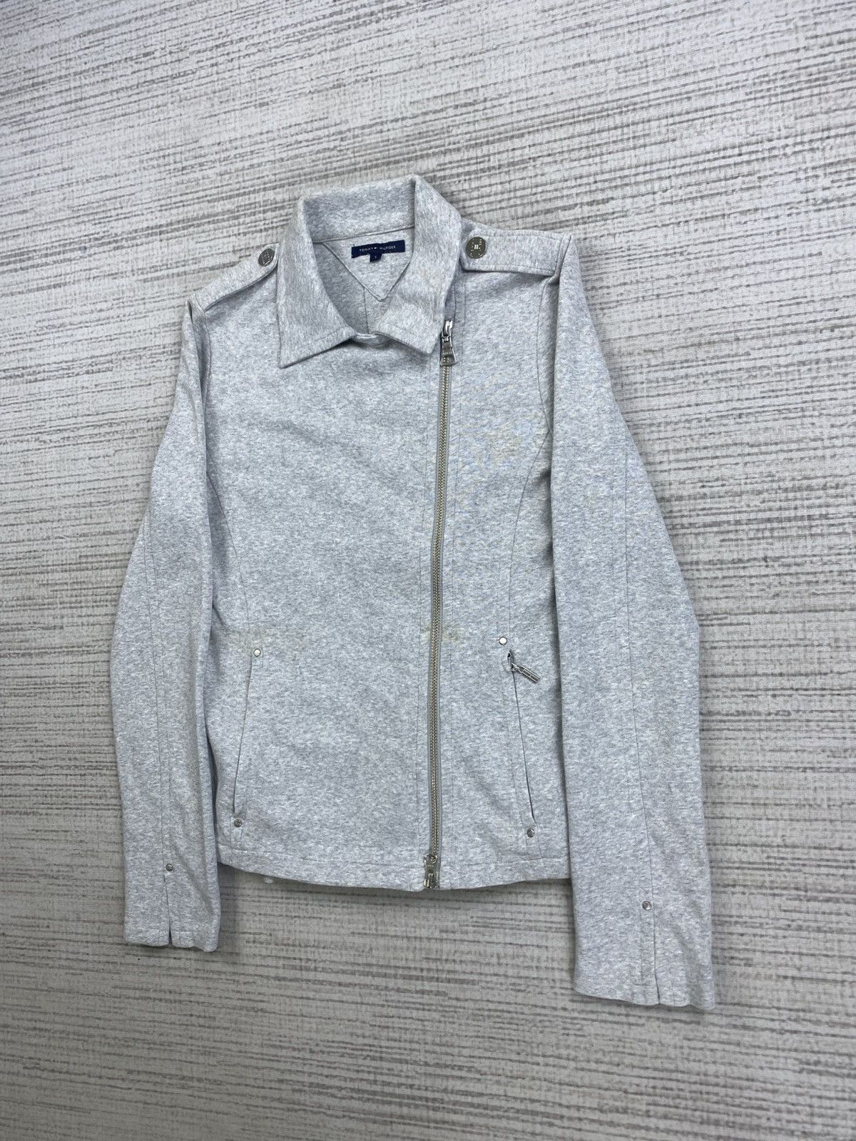 Japanese Brand × Tommy Hilfiger × Vintage Vintage Tommy Hilfiger Double Collar Jacket Size XS / US 0-2 / IT 36-38 - 4 Thumbnail