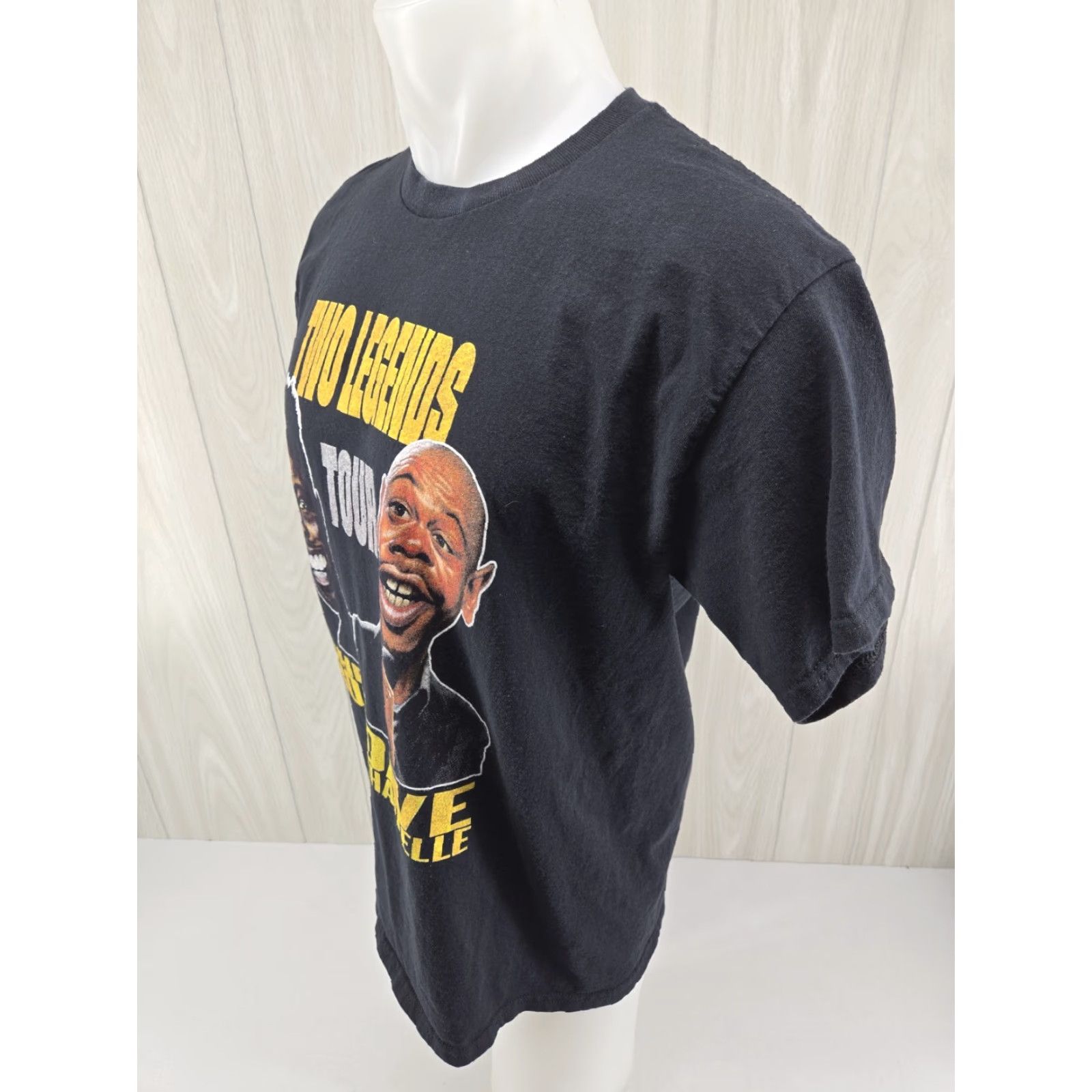 Gildan Dave Chappelle T Shirt Men’s Large Black Chris Rock Tour Graphic Short Sleeve Spring Summer Fall Winter 2020s Gildan Crew Neck Graphic Print Size US L / EU 52-54 / 3 - 5 Thumbnail
