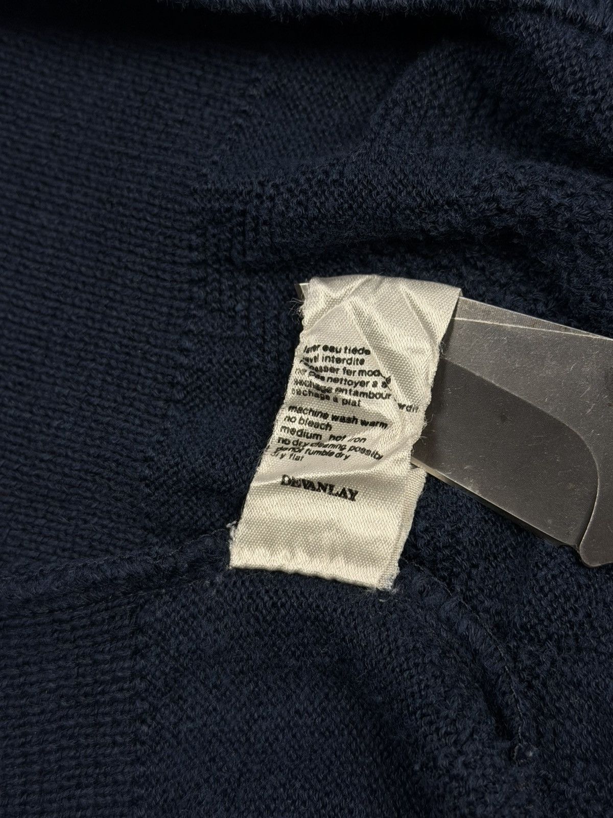 Lacoste 80s Lacoste Vintage Knit Sweater Navy Men’s 6 France Retro Size US L / EU 52-54 / 3 - 15 Thumbnail