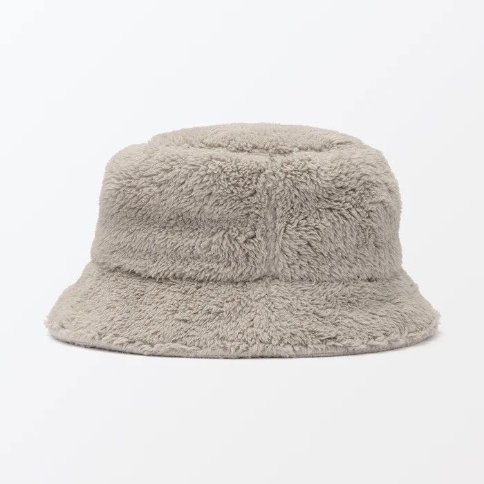 Muji Muji Recycle Polyester Boa Bucket Hat Size ONE SIZE - 8 Thumbnail