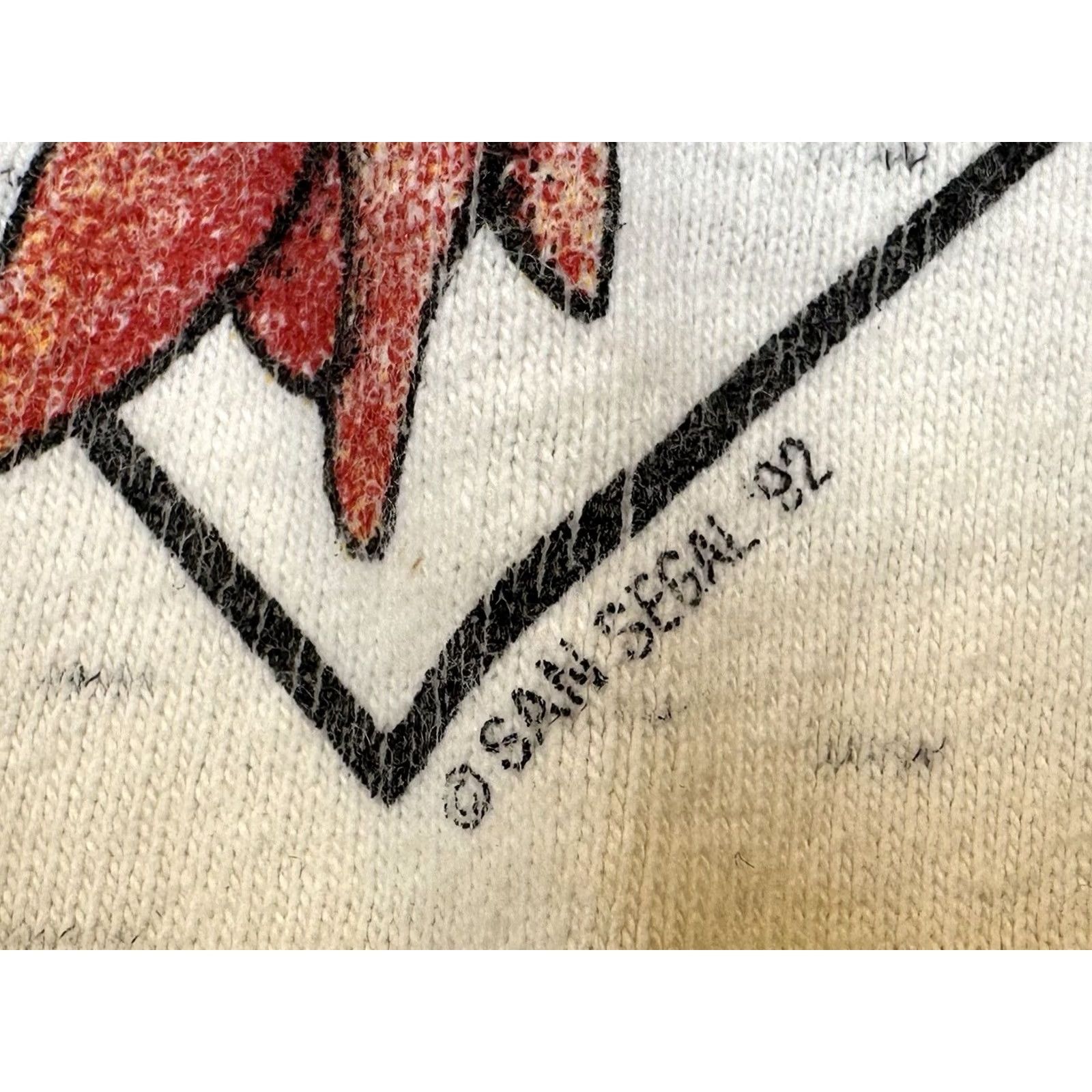Vintage VINTAGE Oneita T-Shirt Men L Gray 90s Houston Texas Chili’s San Segal 1992 Size US L / EU 52-54 / 3 - 4 Thumbnail
