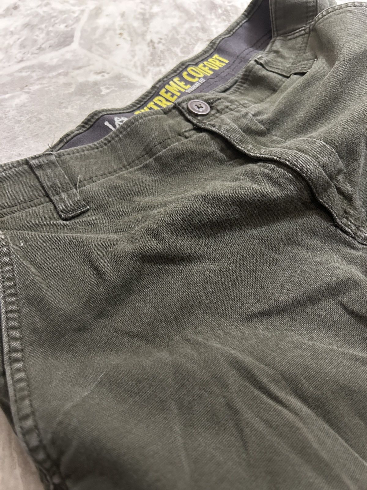 Lee Lee Olive Green Relaxed fit cargo pants Size US 34 / EU 50 - 4 Thumbnail