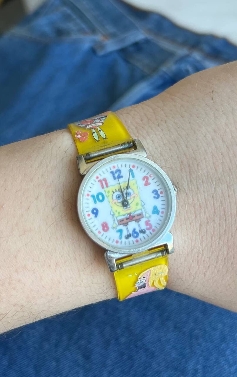 Japanese Brand × Vintage Vintage Japanese style futuristic Watch Sponge Bob 2012 Size ONE SIZE - 1 Thumbnail