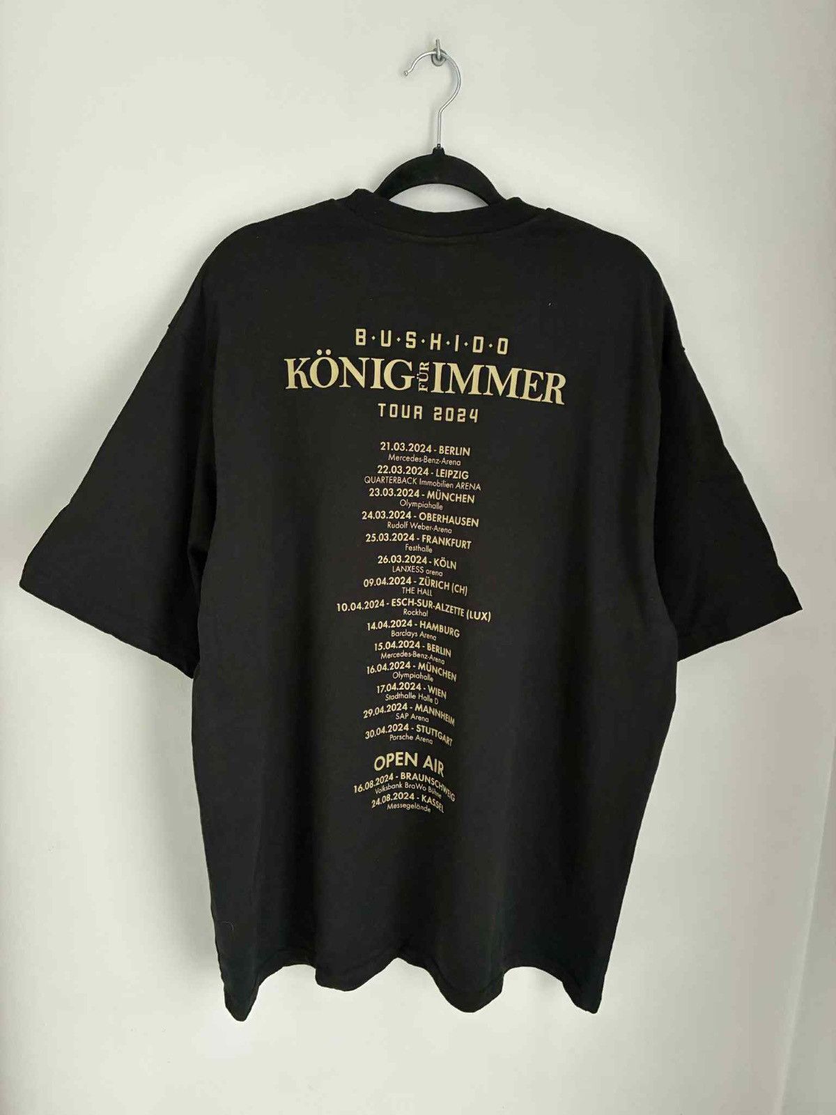 Rap Tees Bushido merch tour the König Für Immer rap hip-hop Size US XL / EU 56 / 4 - 2 Thumbnail