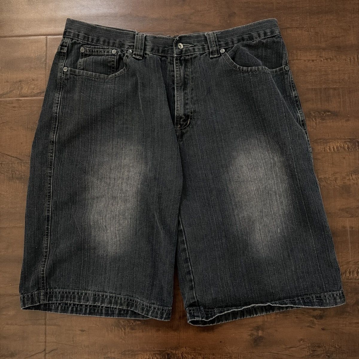 Other Black Vintage Denim Shorts Size US 36 / EU 52 - 1 Thumbnail