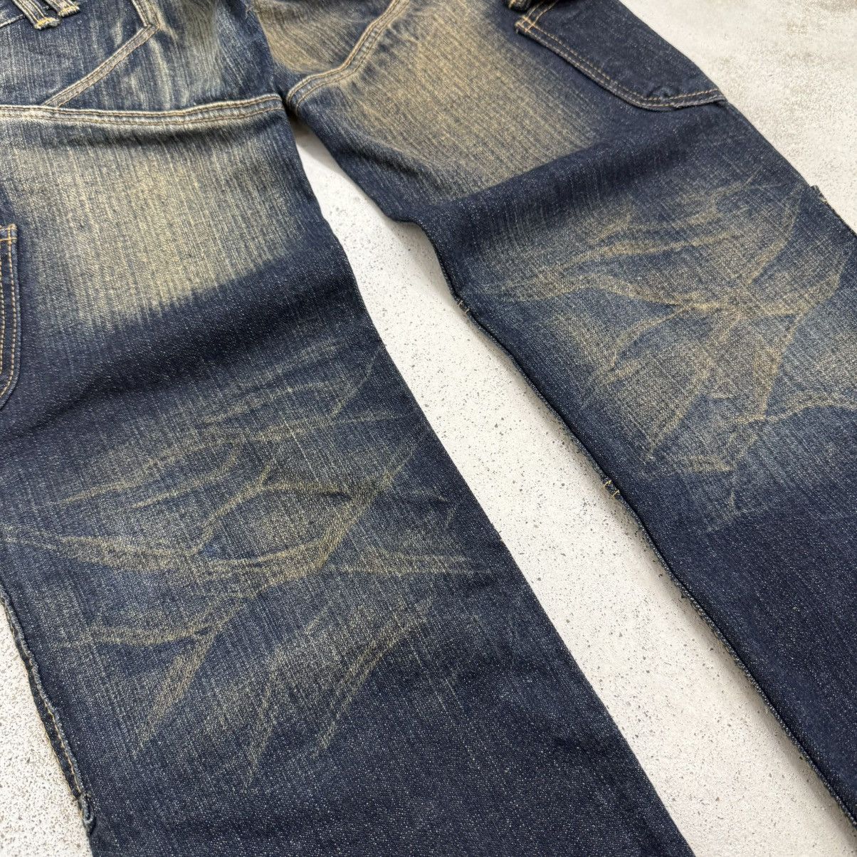 Japanese Brand Jeans De Art Utility Art Mudwash Heavy OZ Denim Pants Size US 30 / EU 46 - 16 Thumbnail