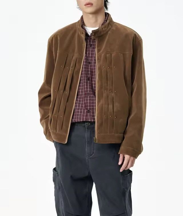 Vintage Retro Vintage Style Rivet Leather Casual Jacket Size US M / EU 48-50 / 2 - 6 Thumbnail