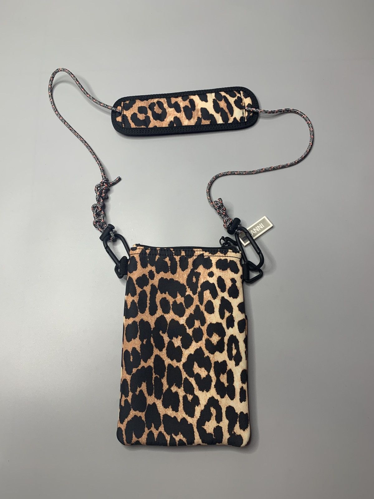 Ganni Ganni Leopard Print Crossbody Bag Size ONE SIZE - 15 Thumbnail