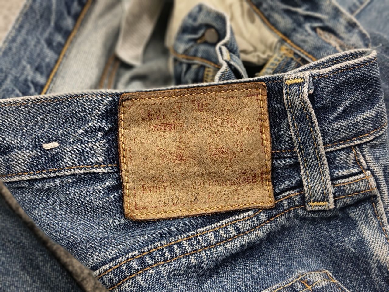 Levi's Vintage Levis Clothing Selvedge Denim Jeans Talon 50's Style Size US 30 / EU 46 - 16 Thumbnail