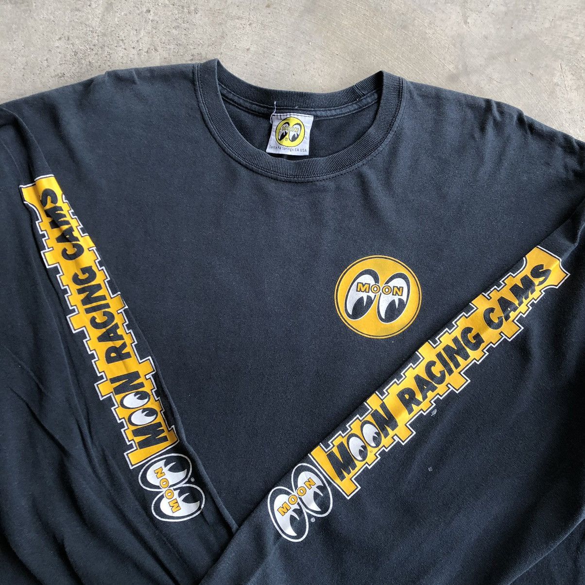 Japanese Brand × Vintage MOONEYES Racing Cams Longsleeve Shirt Size US XL / EU 56 / 4 - 2 Thumbnail