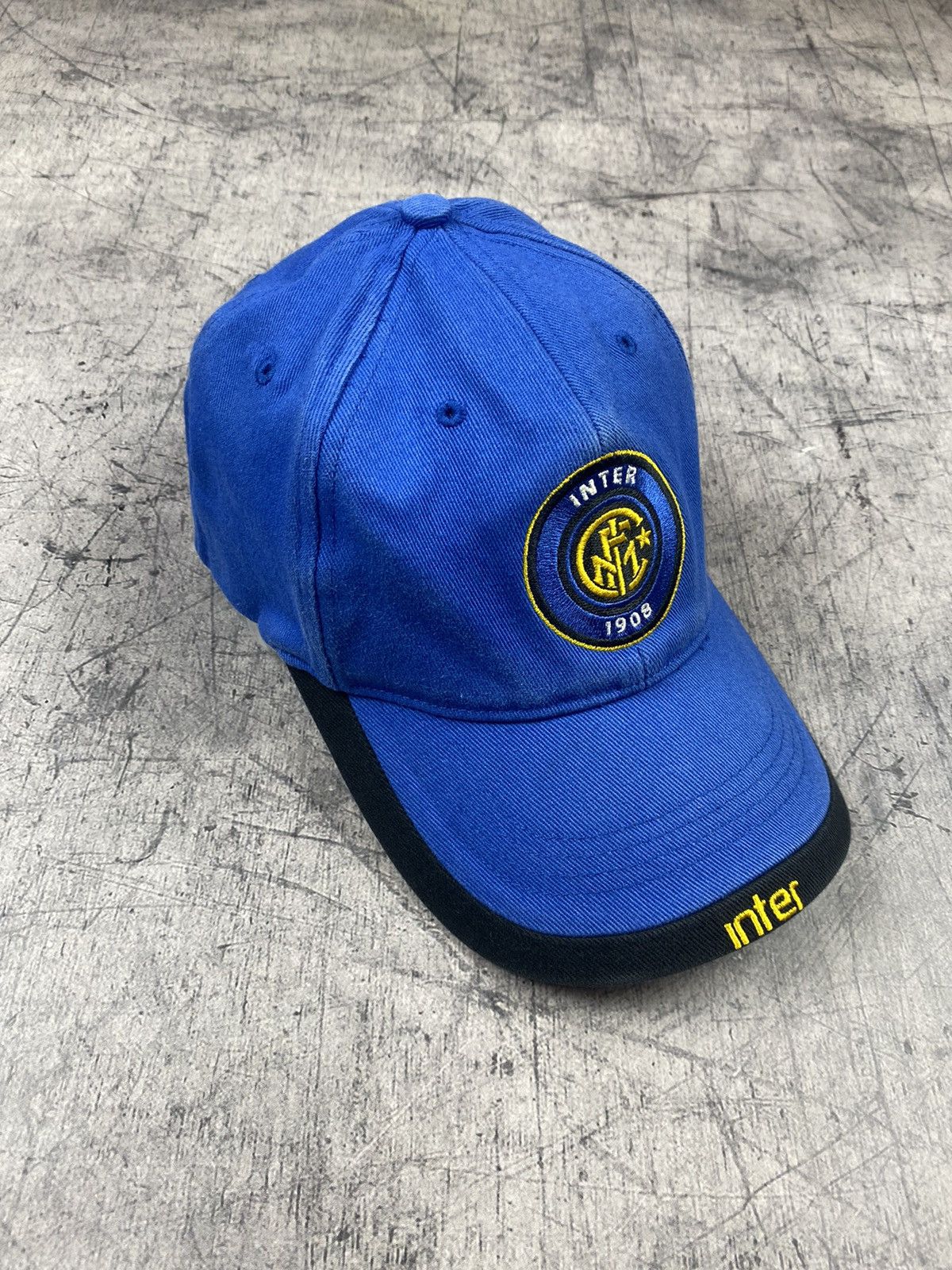 Nike × Vintage Vintage Nike Inter Y2K Soccer Jersey Cap Hats Size ONE SIZE - 6 Thumbnail